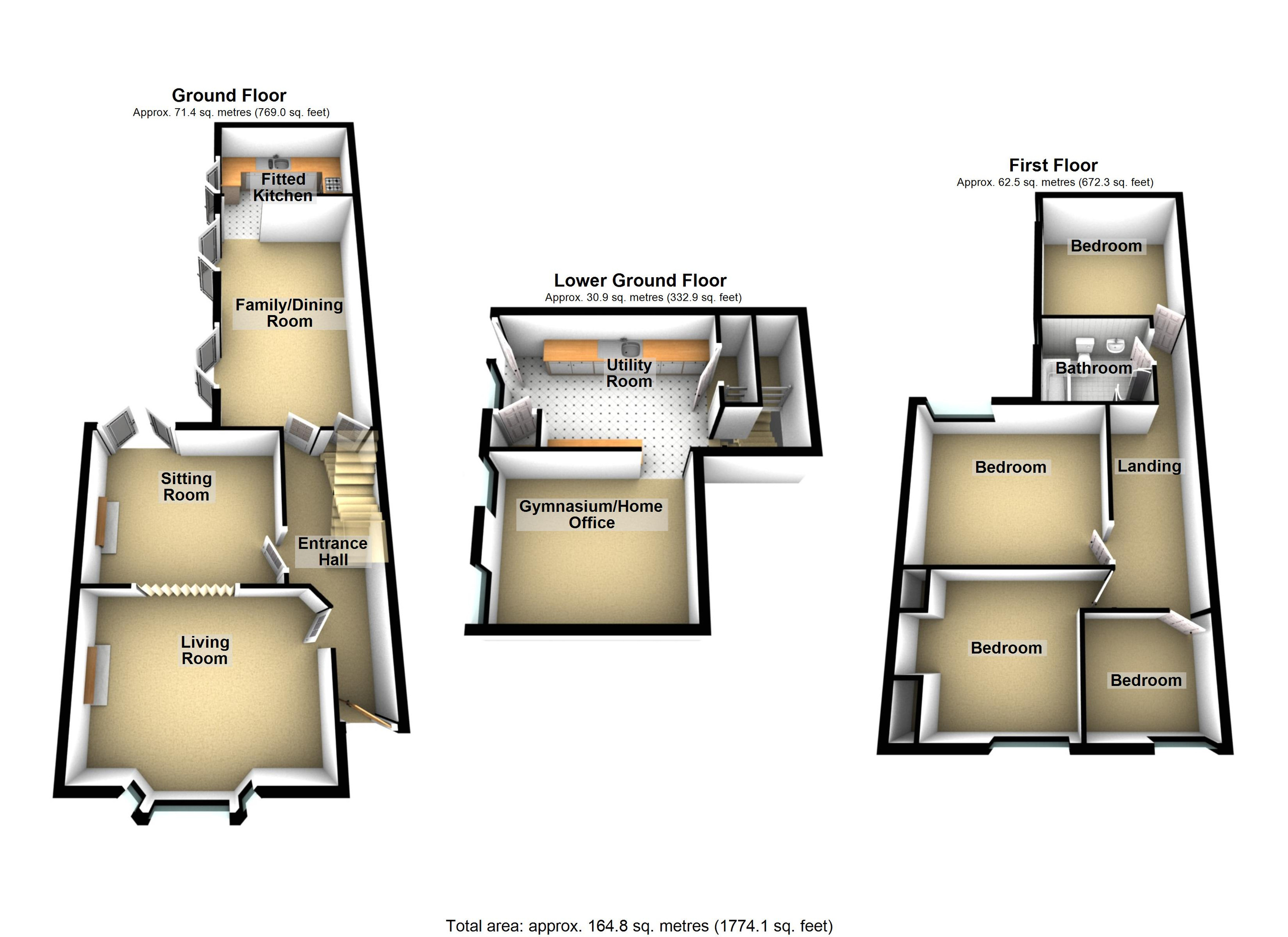 4 Hampton Place, Merthyr Tydfil floorplan