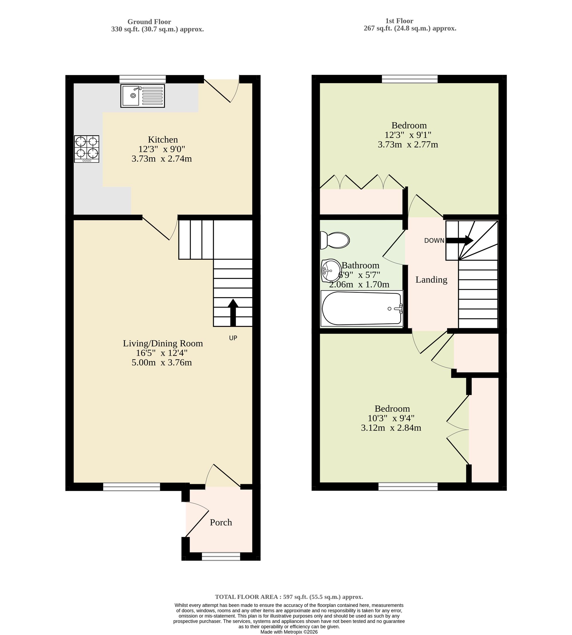 8 Guscott Close, Lowestoft floorplan