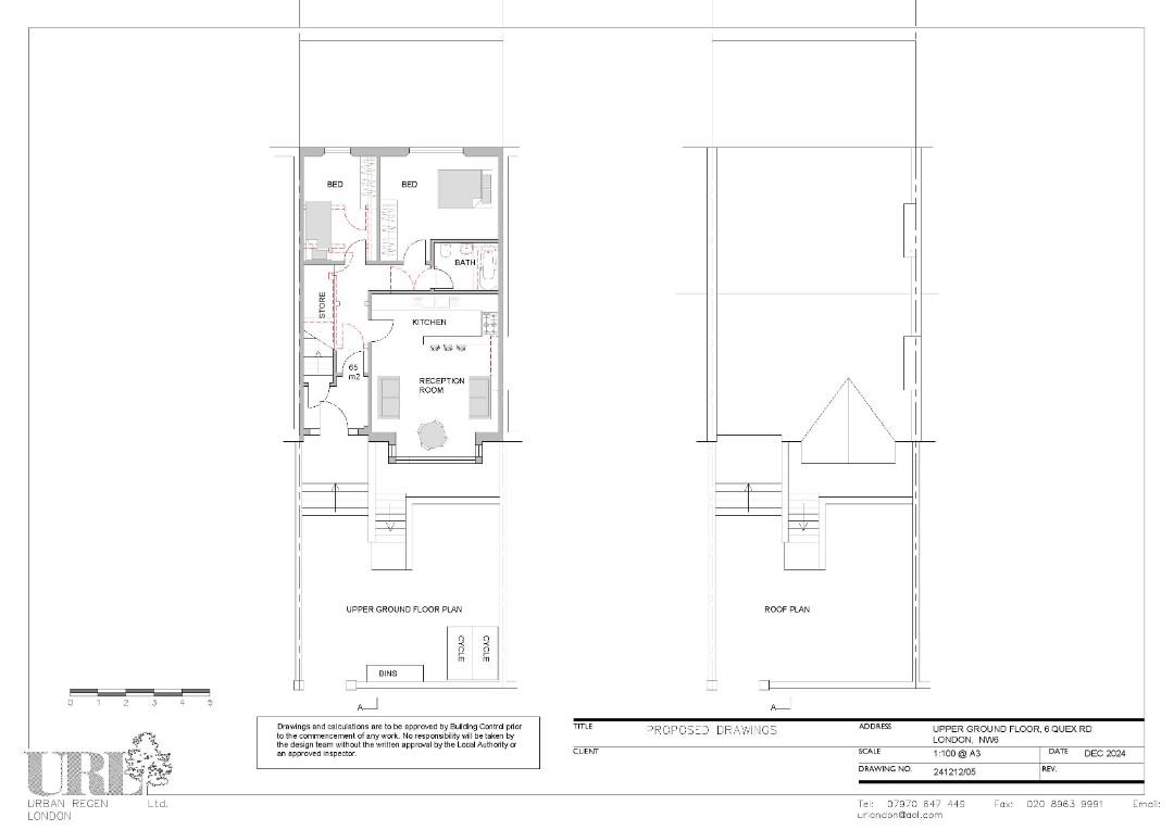 6, Quex Road, London floorplan