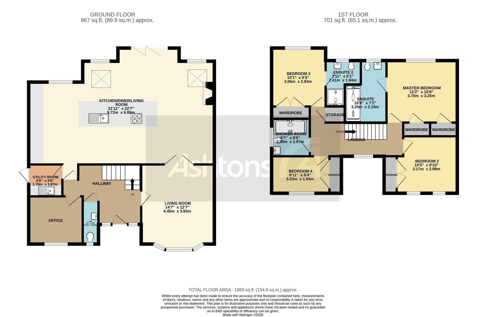 3 Chesterton Drive, Warrington floorplan