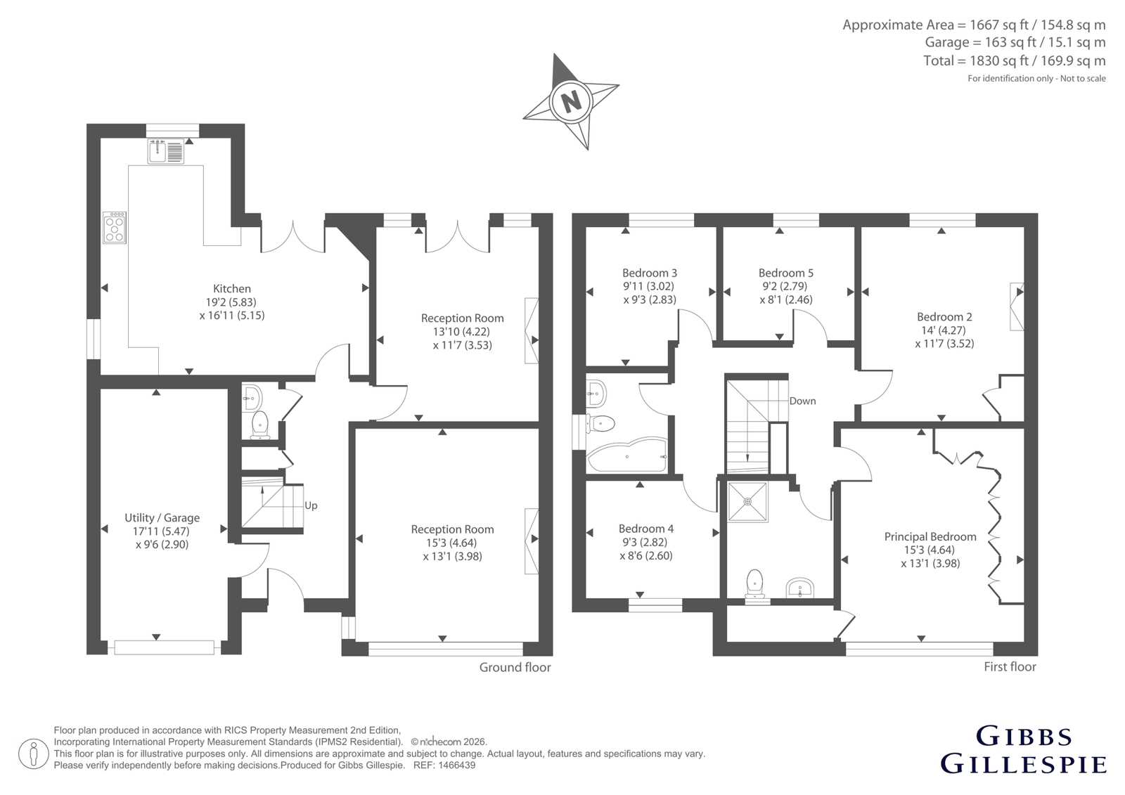 34, Grimsdyke Road, Pinner floorplan
