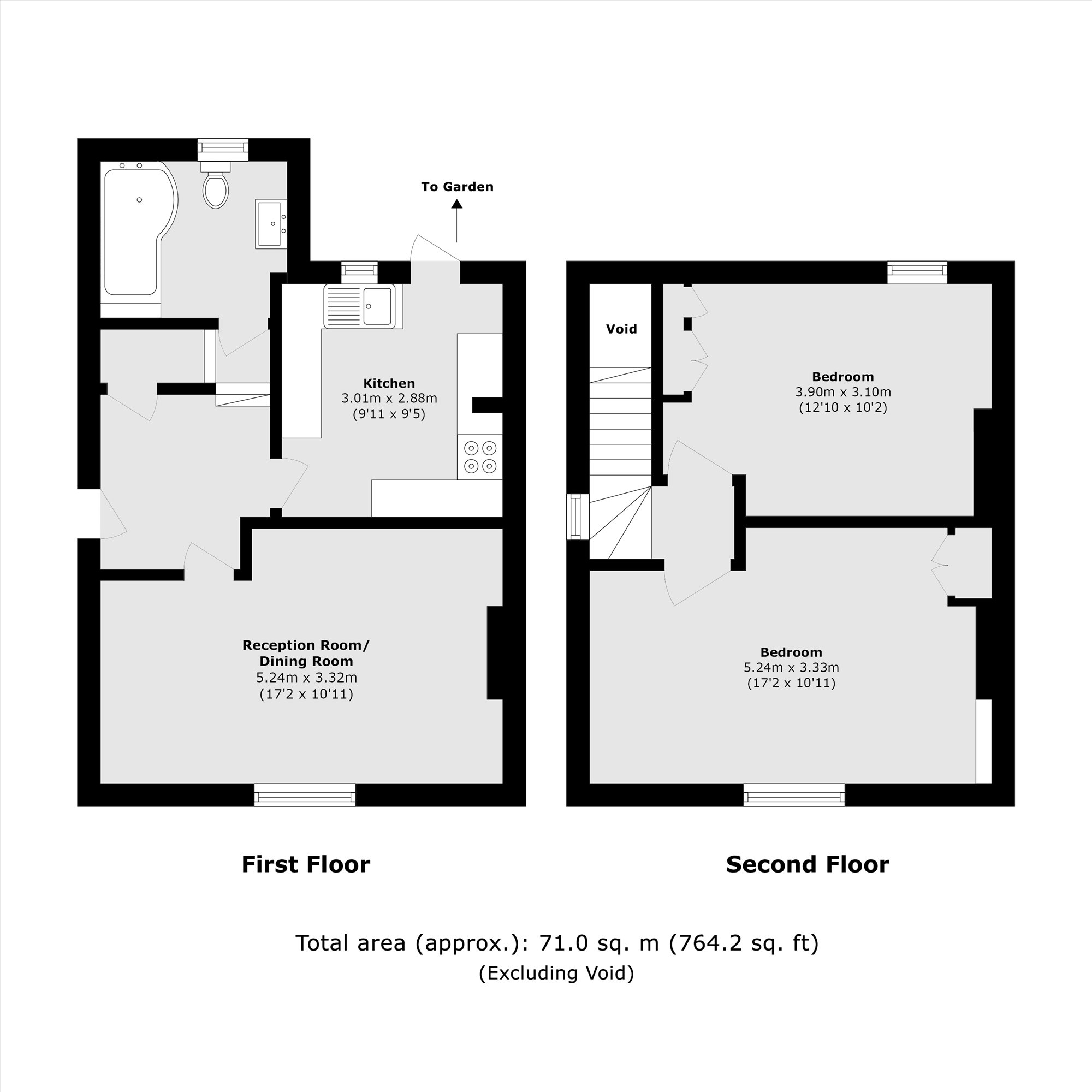 25, Darcy Road, London floorplan