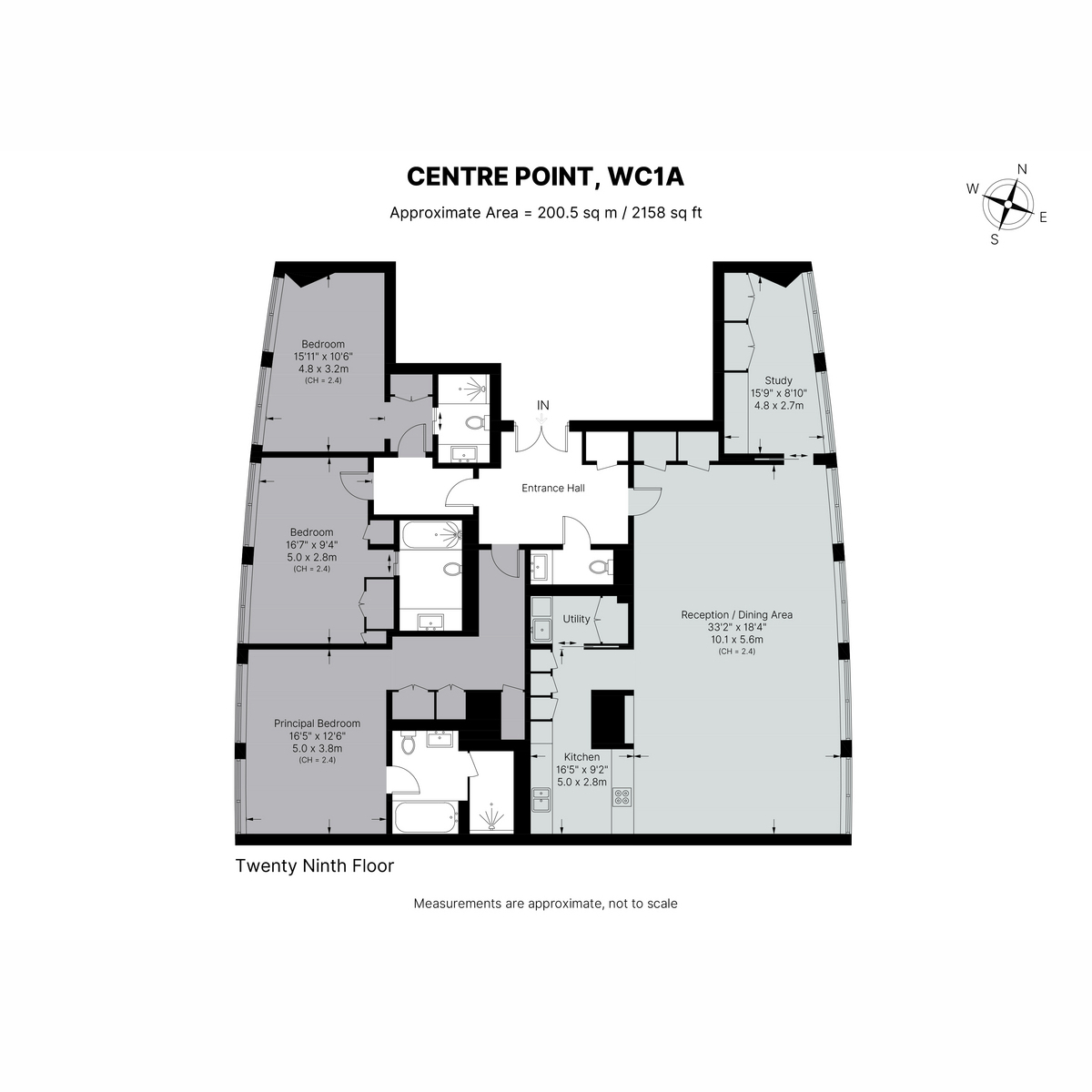 Flat 5, 101-103, New Oxford Street, London floorplan