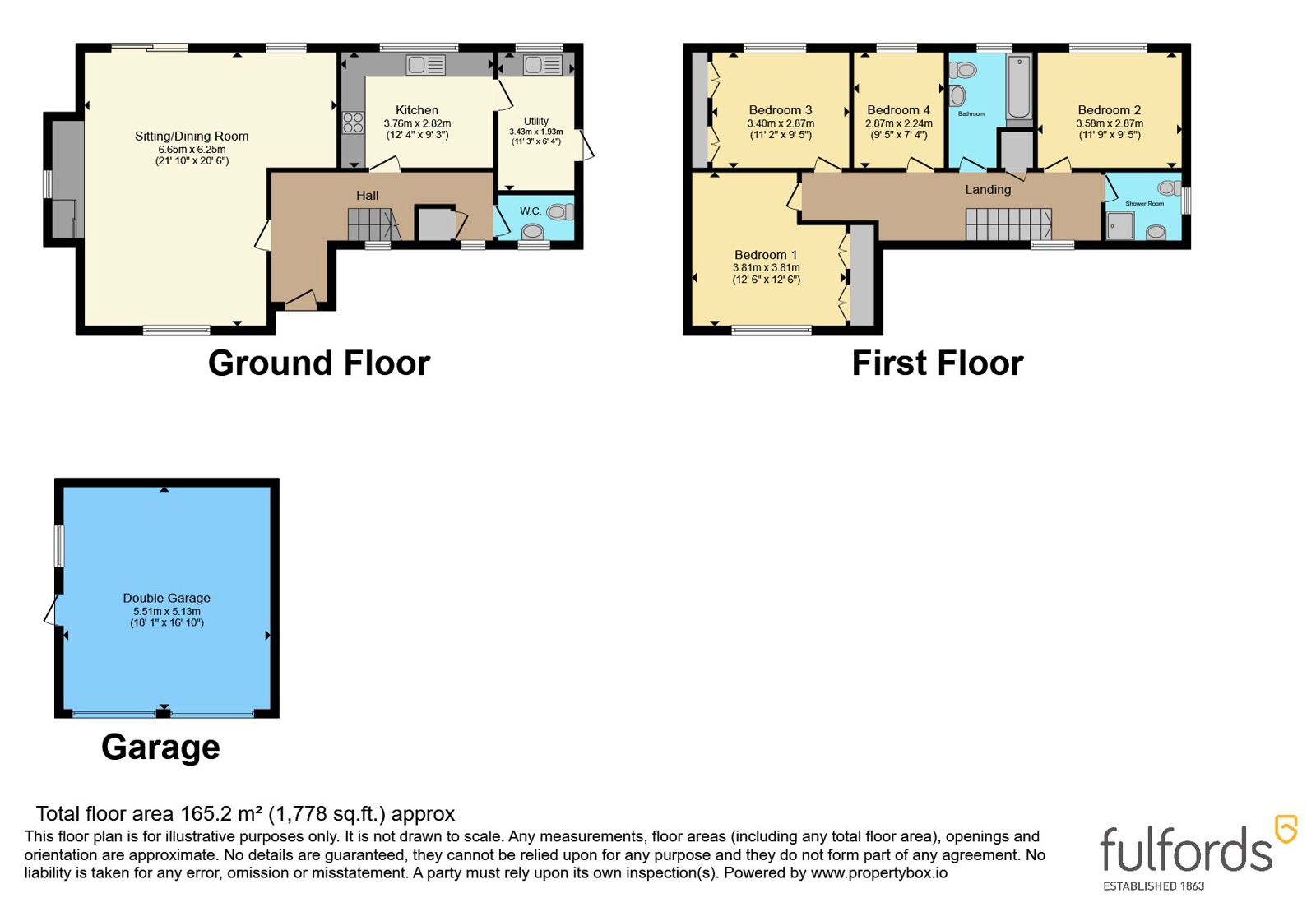 4, Barton Rise, Honiton floorplan