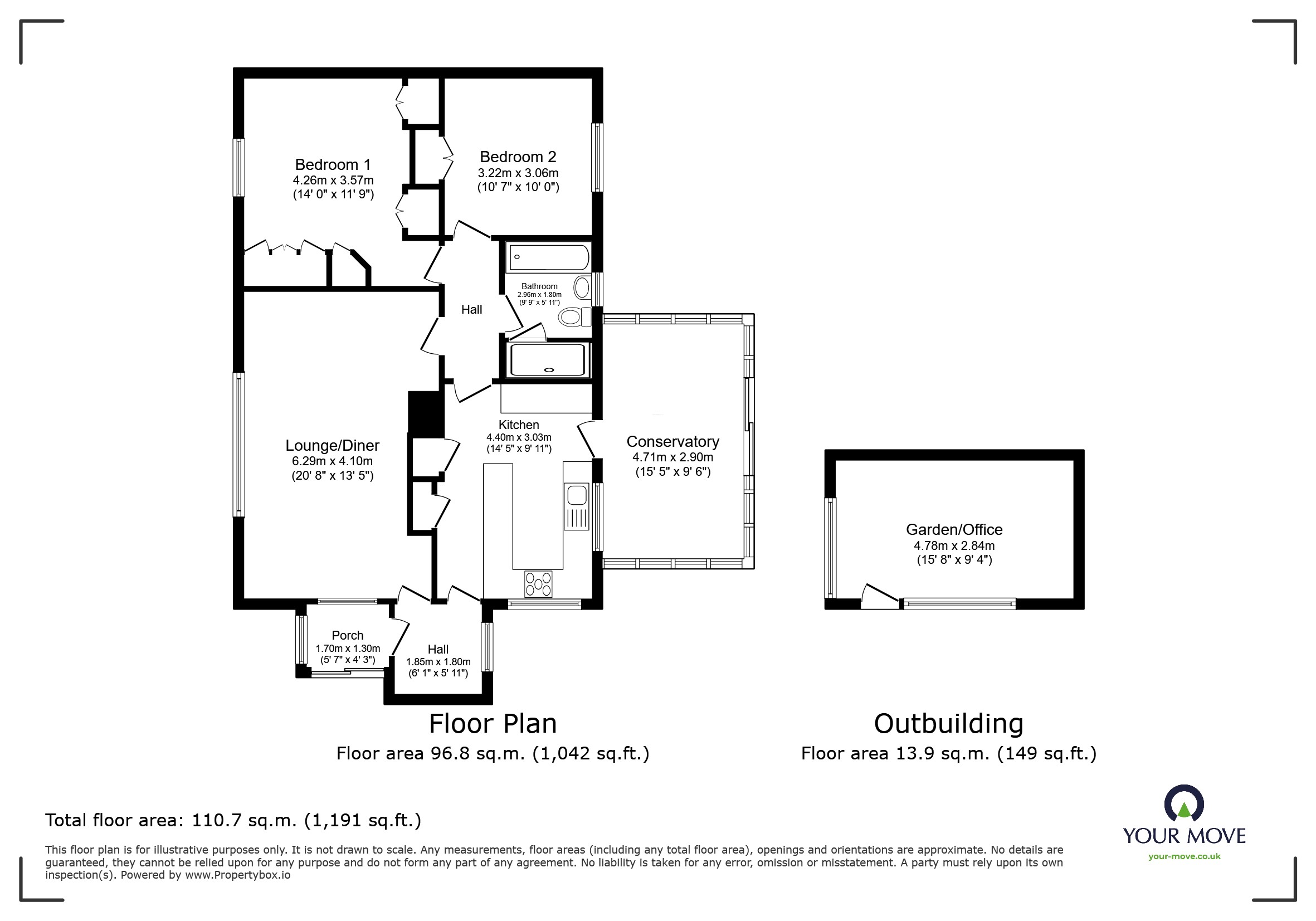 79, Northwood Road, Kent floorplan