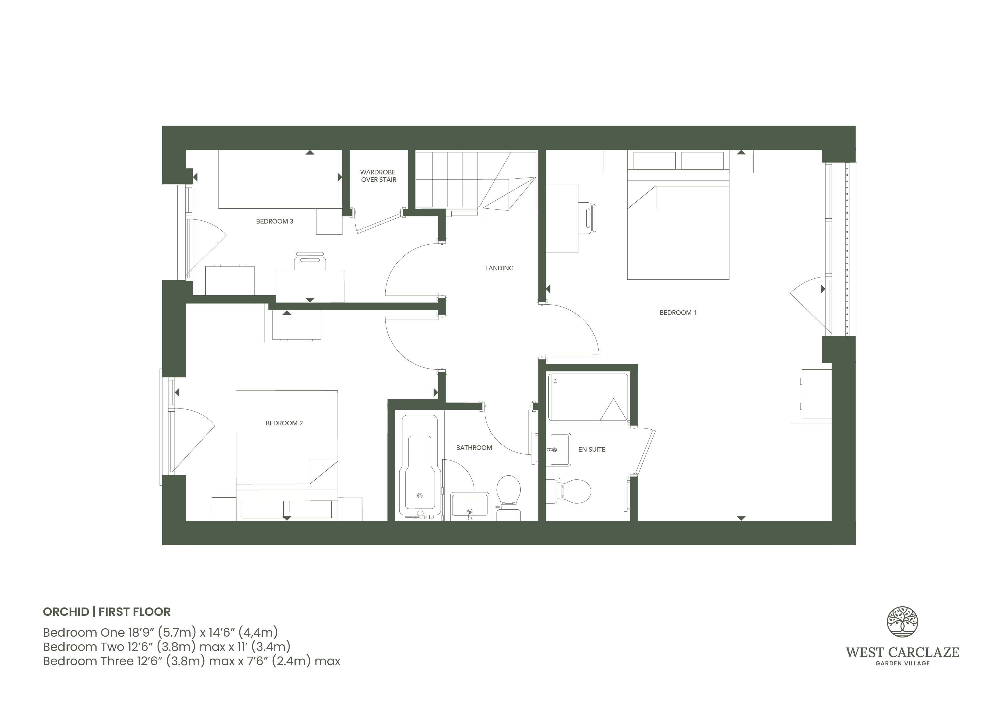 The Orchid,, The Orchid - West Carclaze Garden Village, Cornwall floorplan