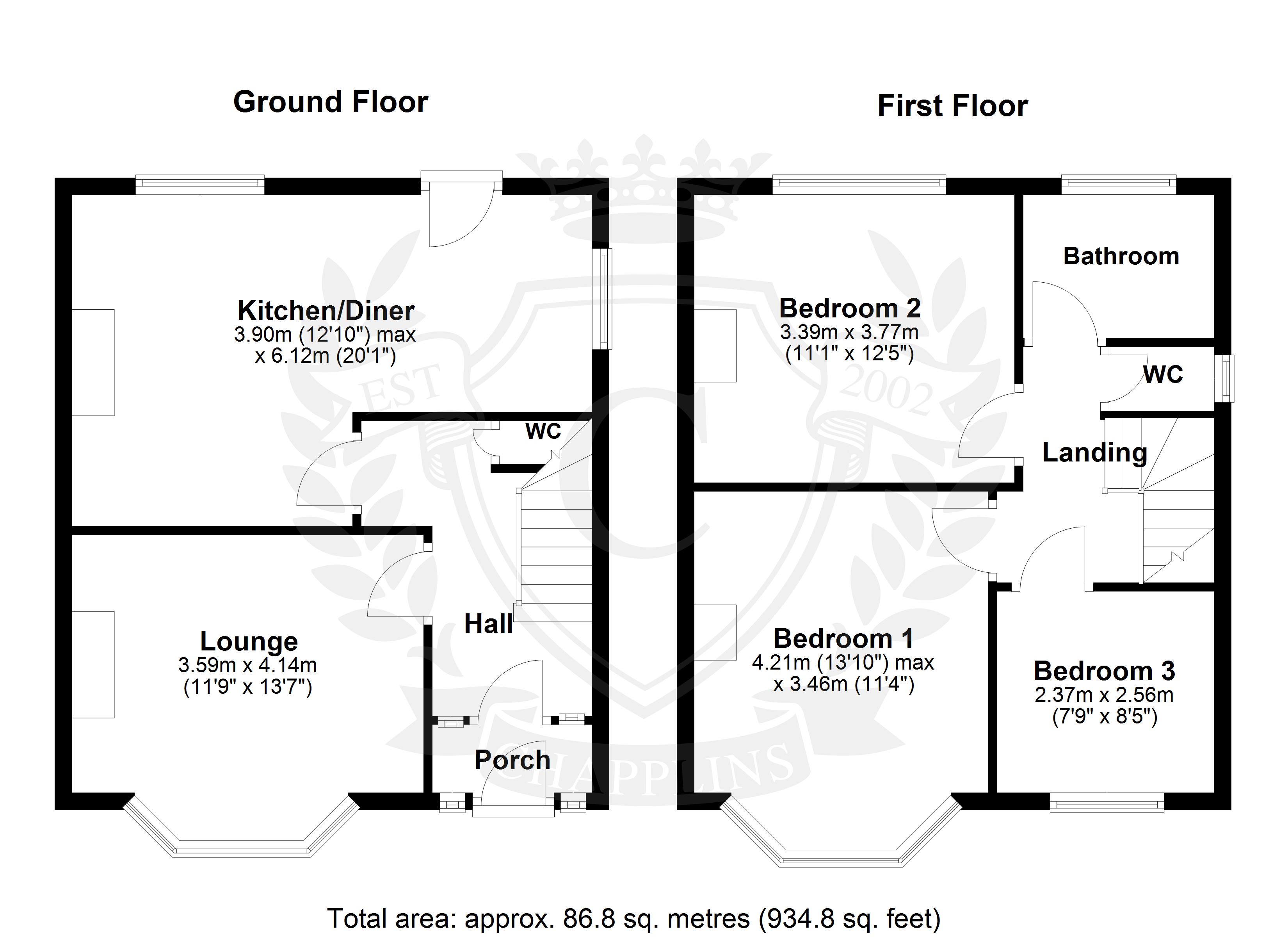 3 bed semidetached house for sale in Serpentine Road, Fareham