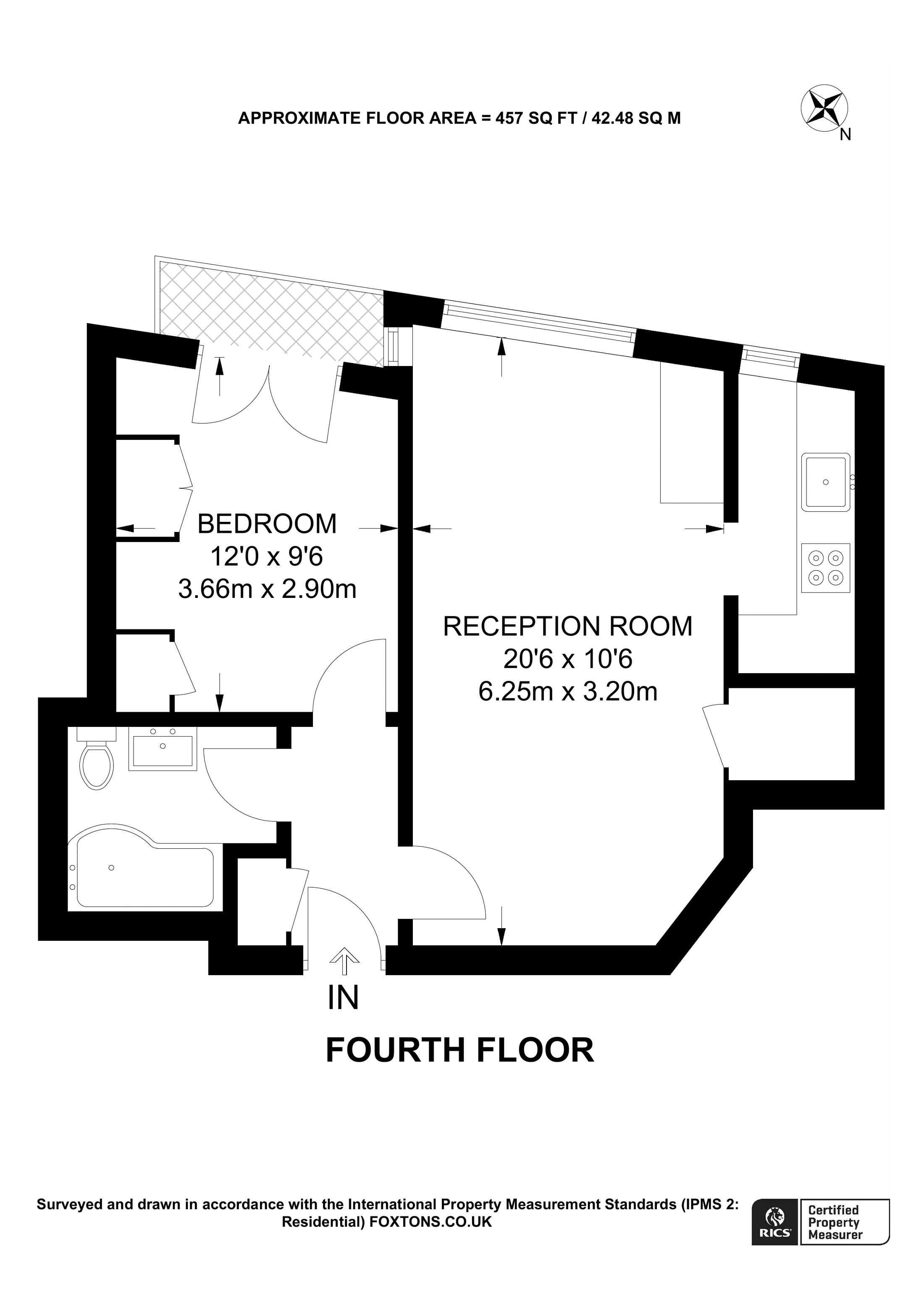 Floorplan - Representation Of Current Layout, Internal Floor Area Approx.