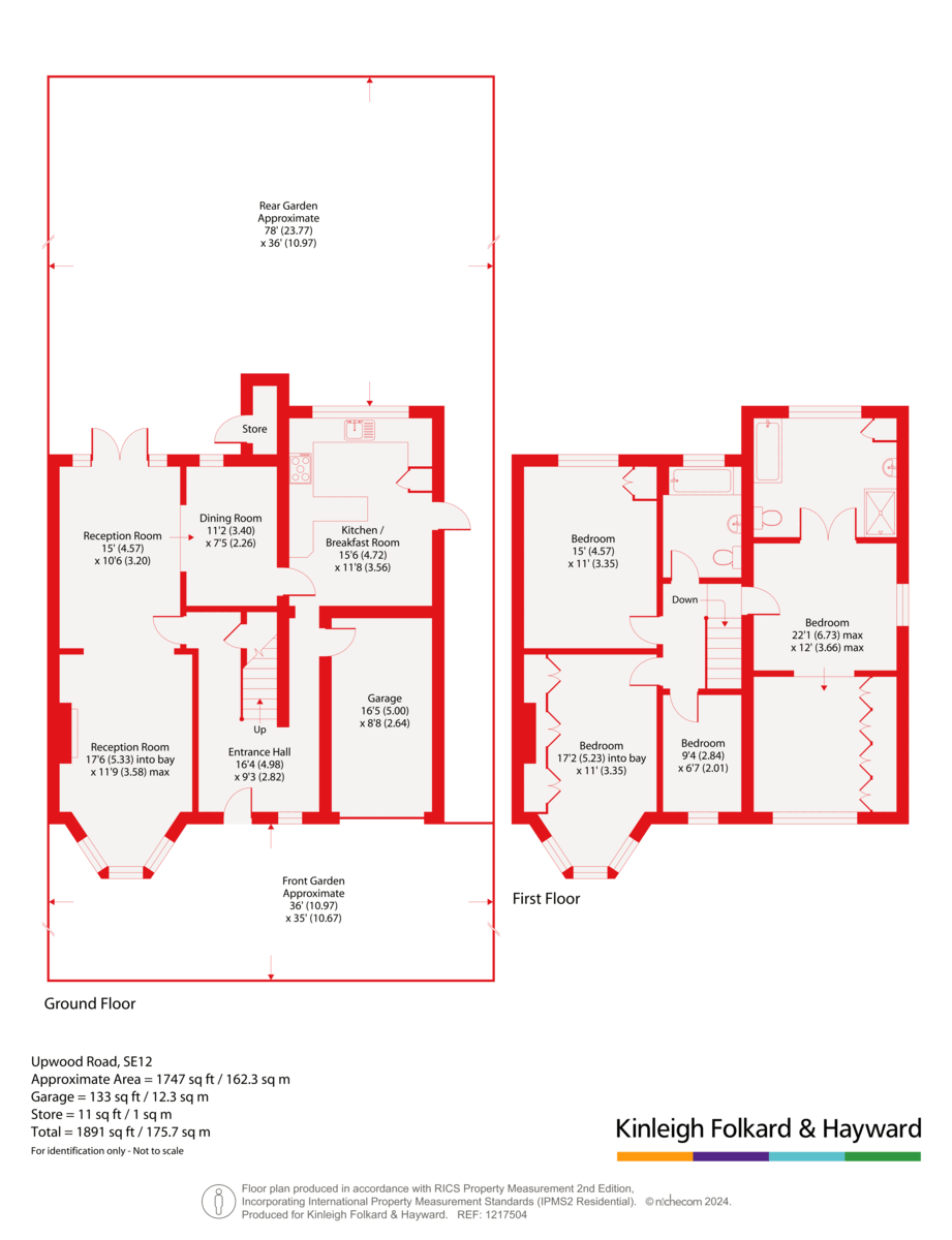 38A, Upwood Road, London floorplan