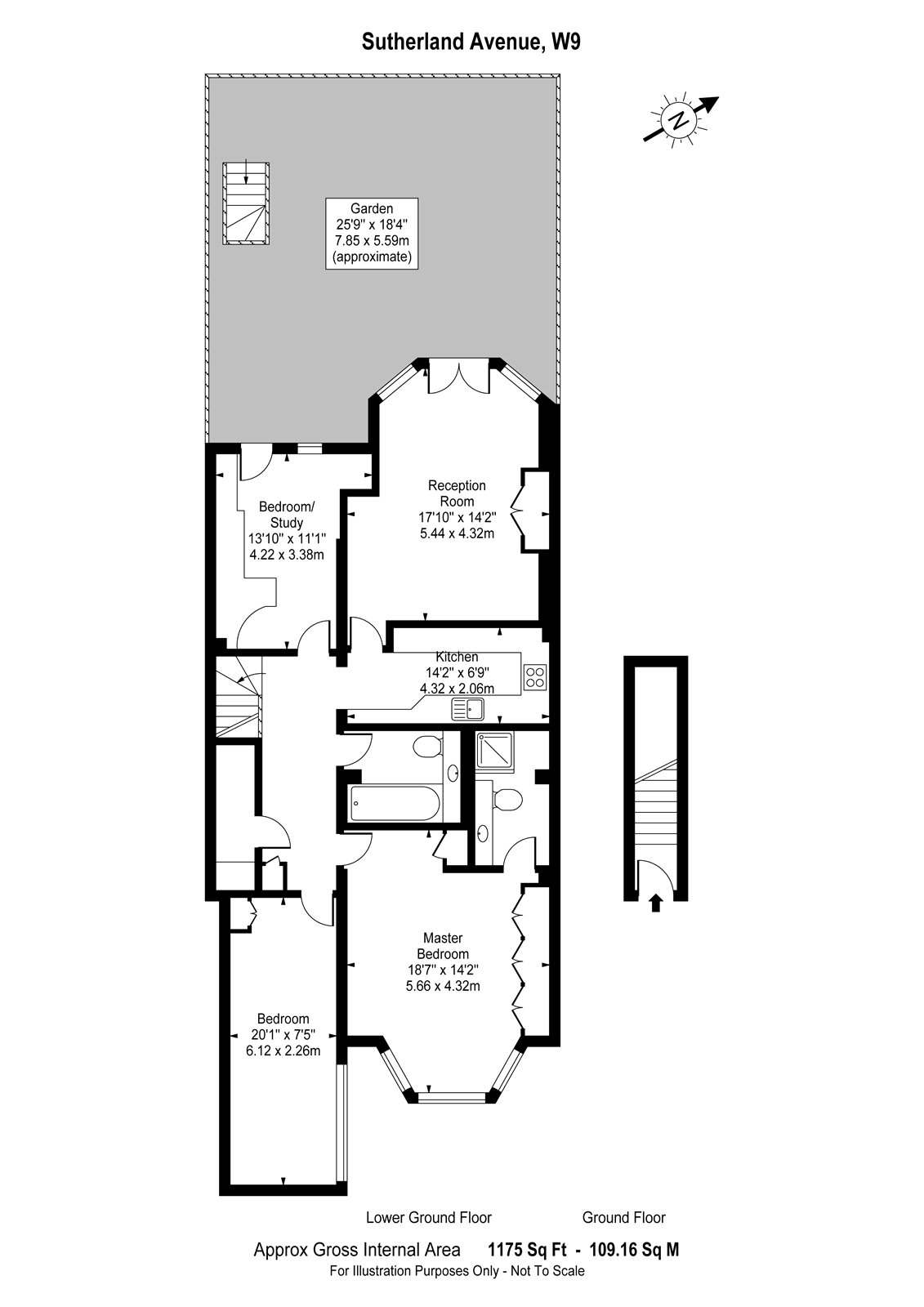 3 Bedrooms Flat for sale in Sutherland Avenue, London W9