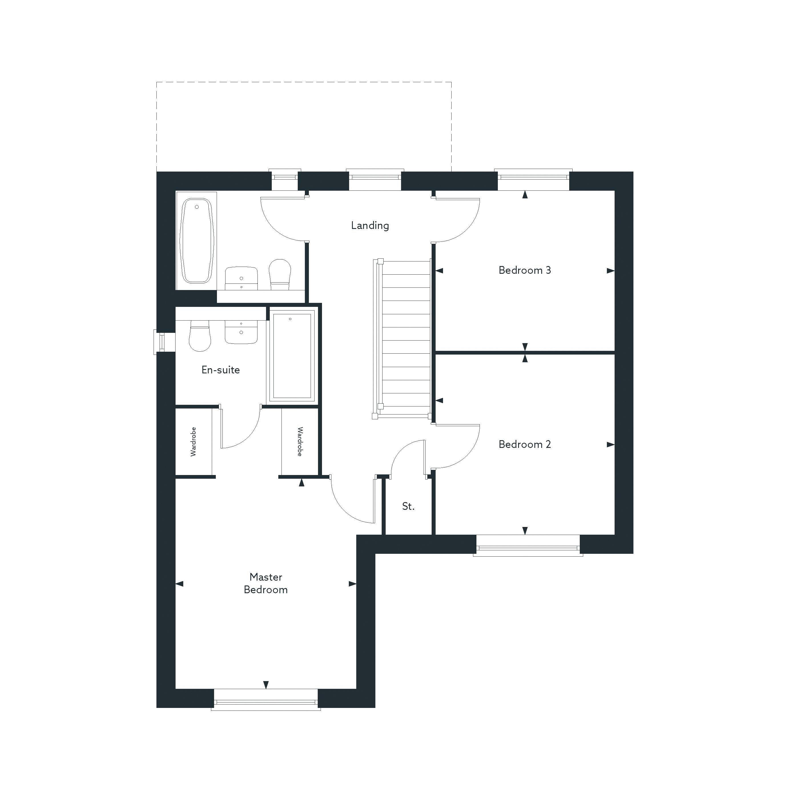 Show Home The Alderley, Meadowsweet Lane, Sunderland floorplan