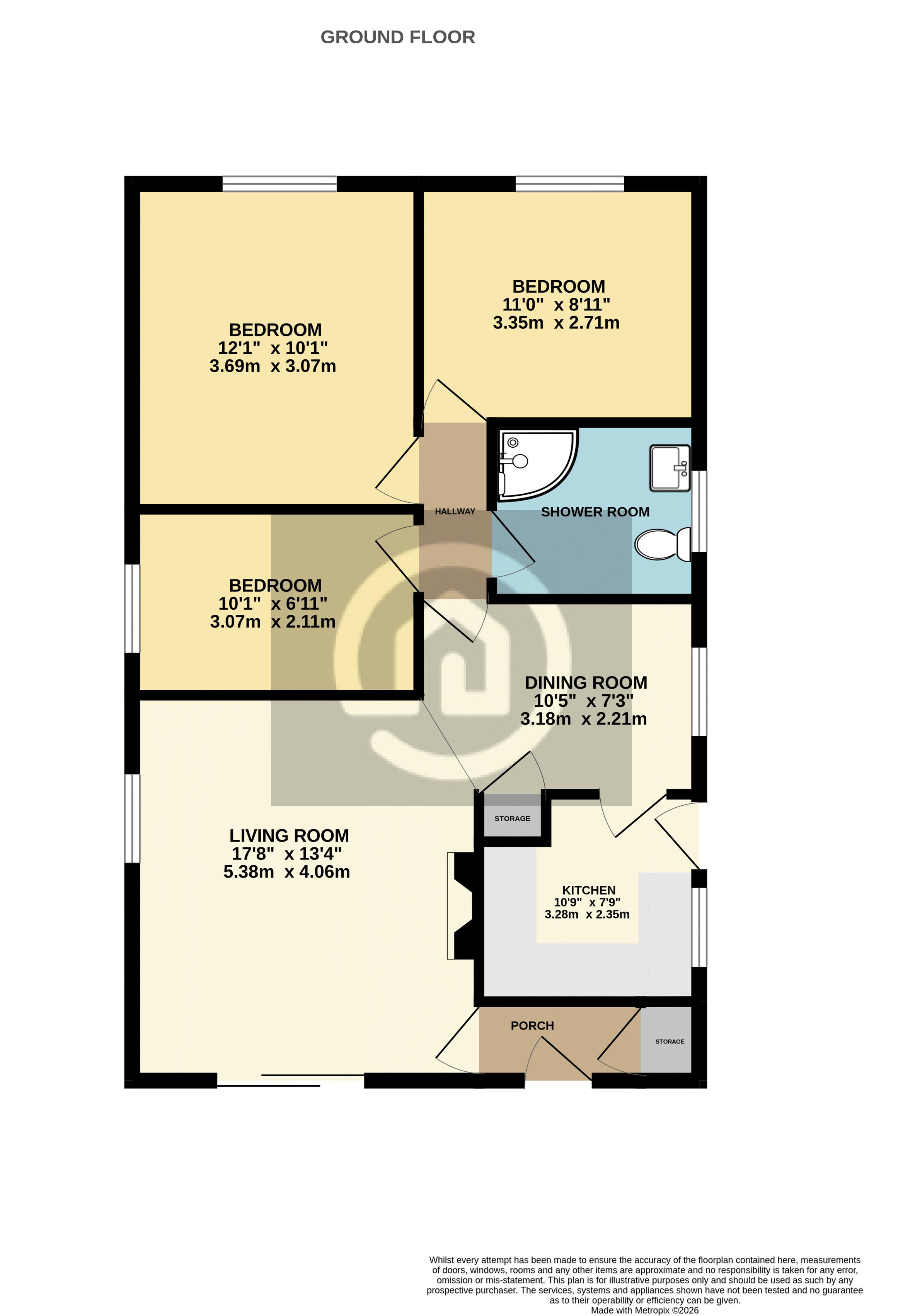 78, Lower Shelton Road, Bedford floorplan