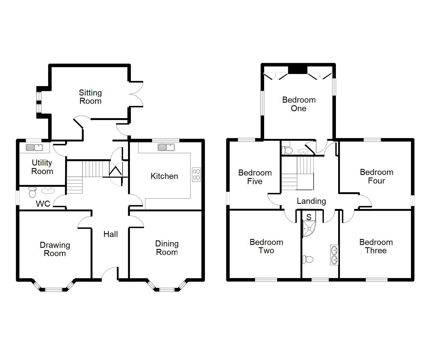 5 Bedrooms  for sale in Denbigh Road, Afonwen, Mold CH7