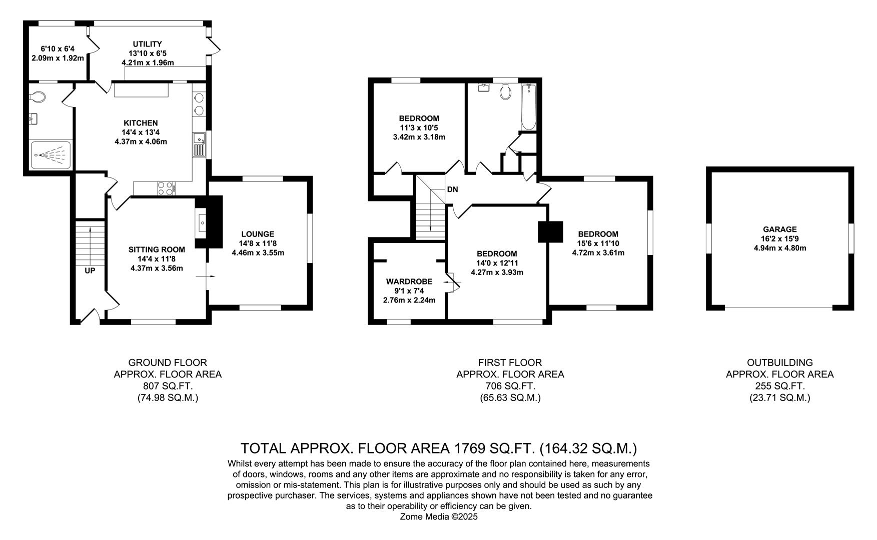 Little Weavers, 2 Capel Cross Cottages, Grovehurst Lane, Horsmonden floorplan