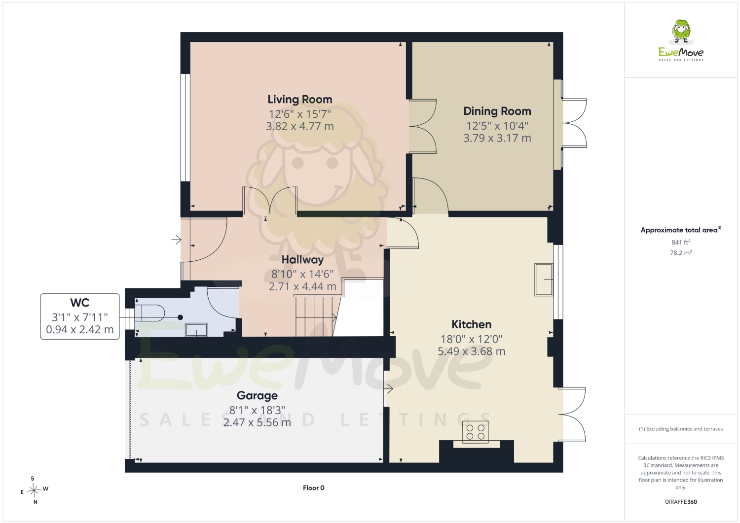 67, COWSLIP BANK, BASINGSTOKE floorplan