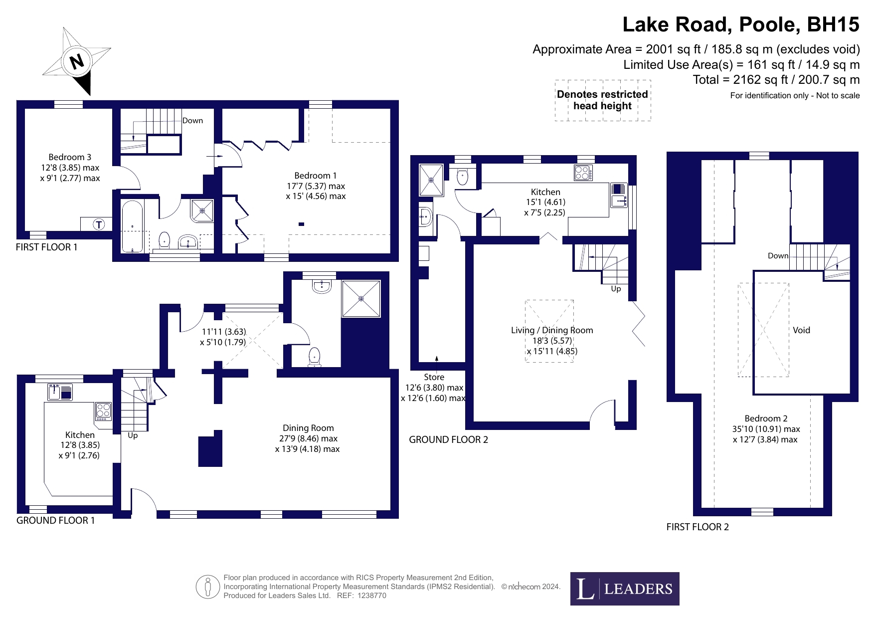 Fiddler's Green, 141, Lake Road, Dorset floorplan