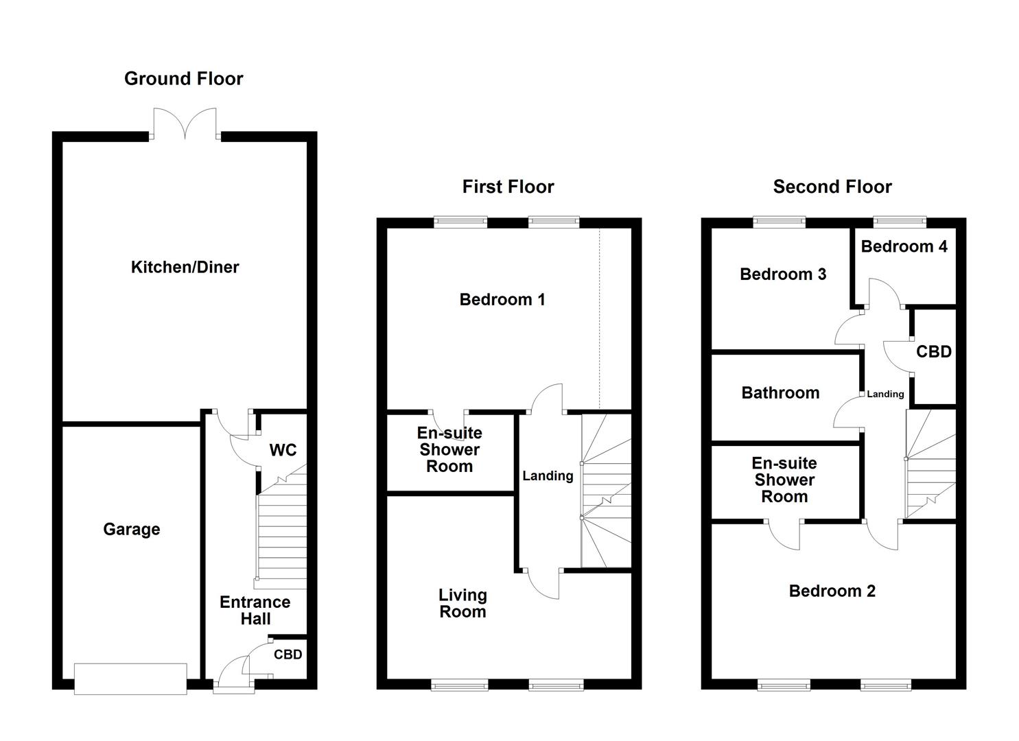14, Voysey Avenue, Castleford floorplan