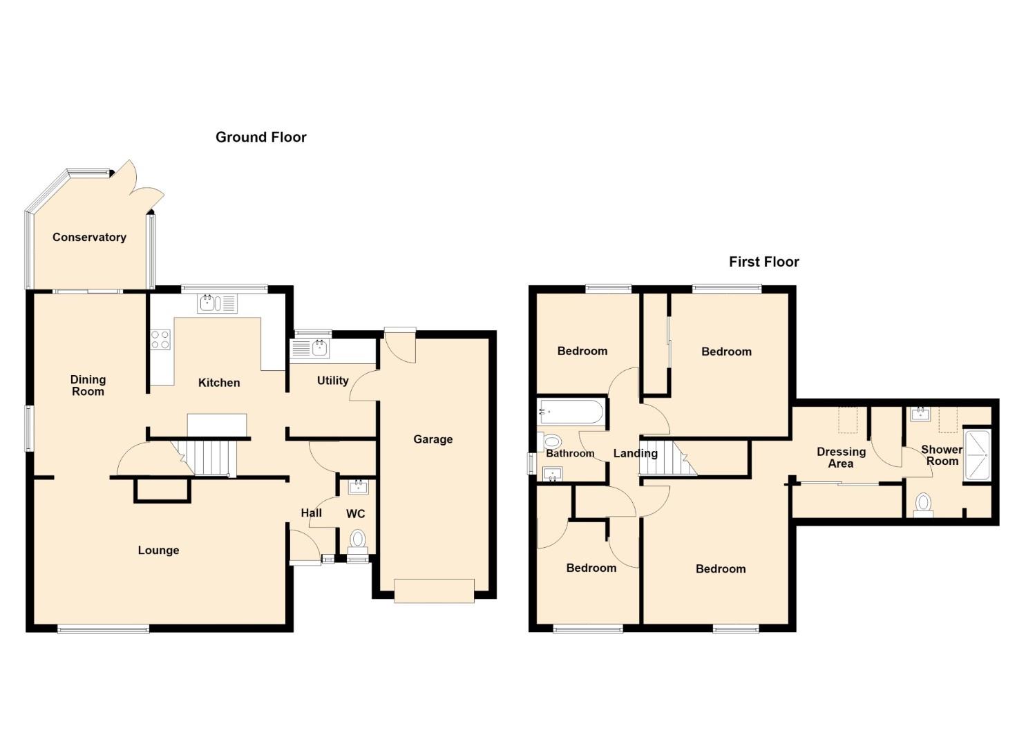 3, Walton Way, Brandon floorplan
