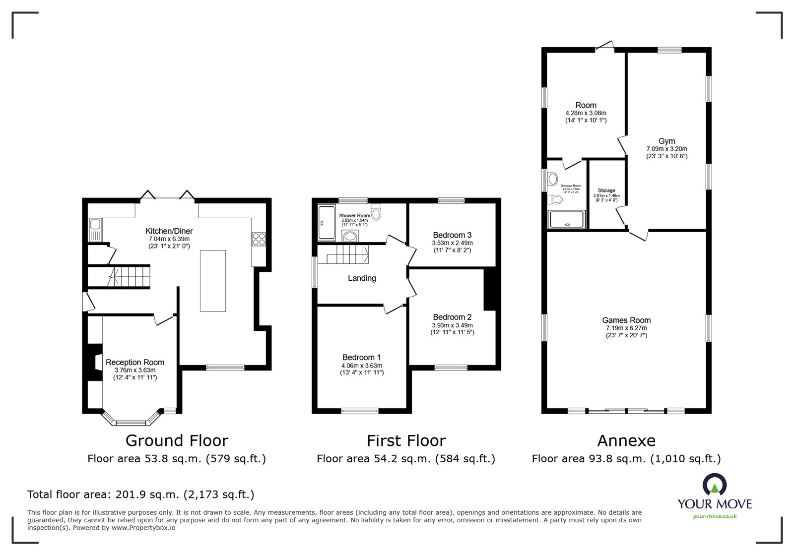 214, Newtown Road, Cumbria floorplan