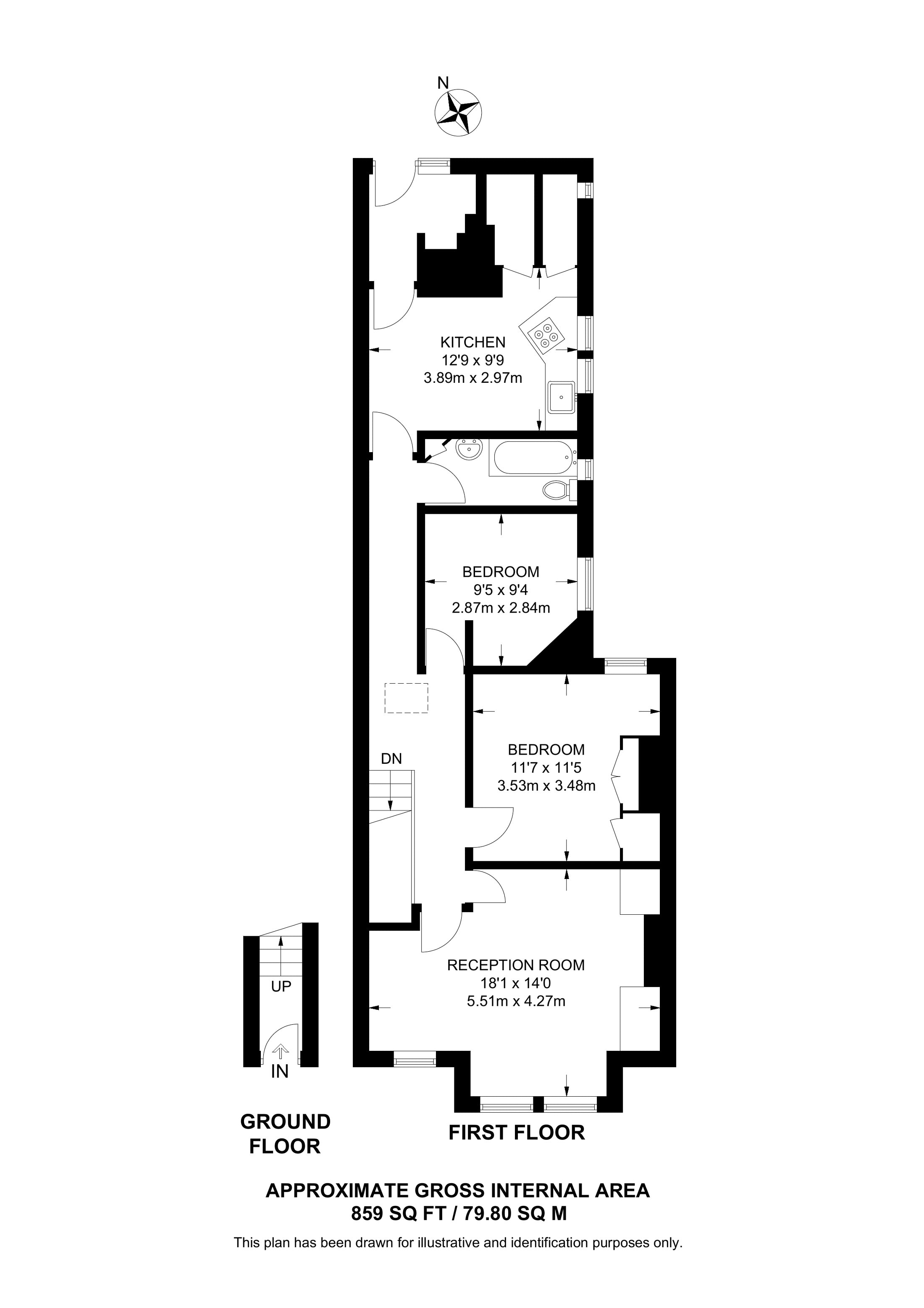 Oakmead Road, Balham floorplan