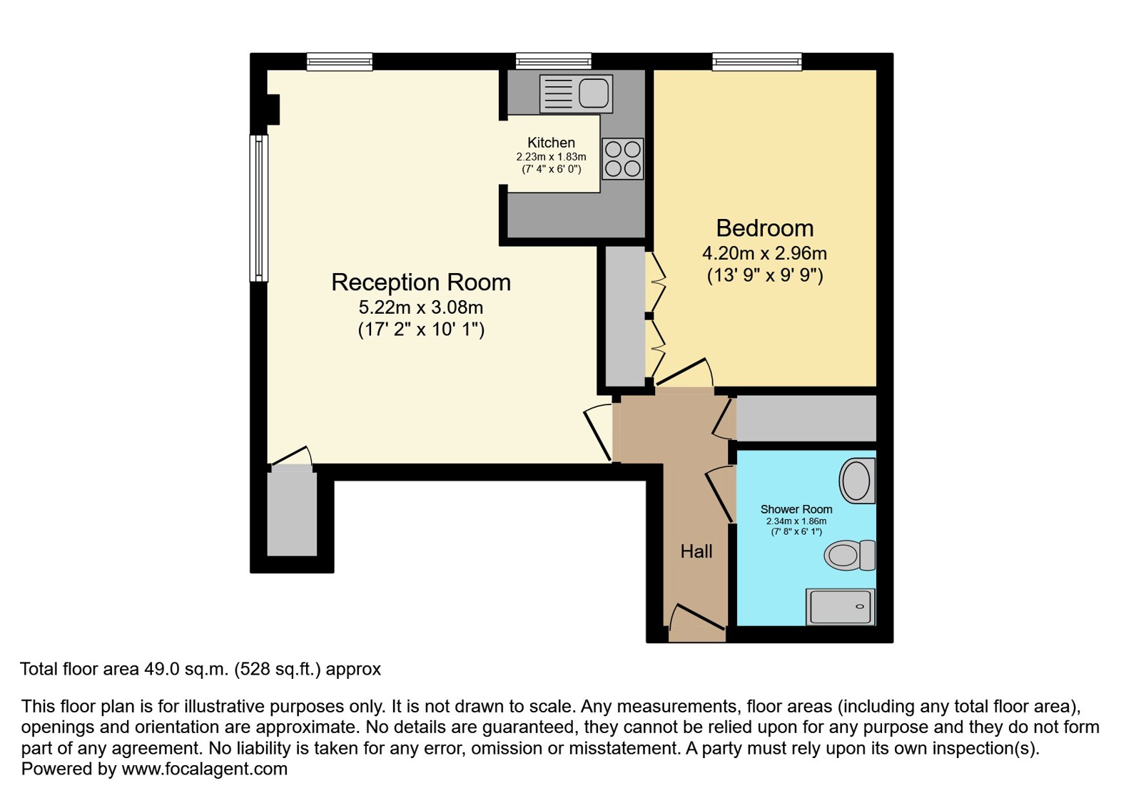 44, Alden Court, Croydon floorplan