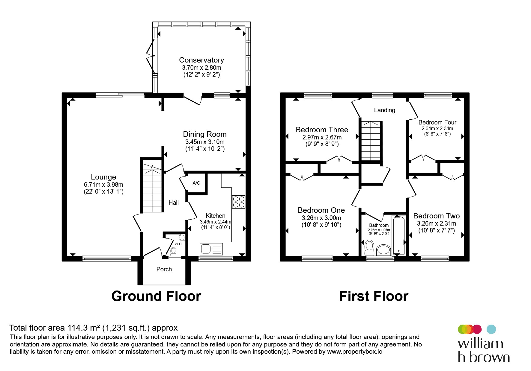 20, The Hollies, Wellingborough floorplan