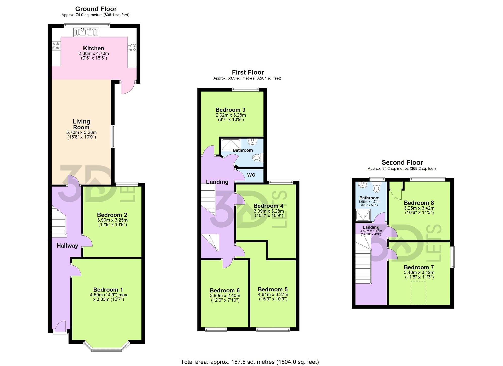 147 Harlaxton Drive, Nottingham floorplan