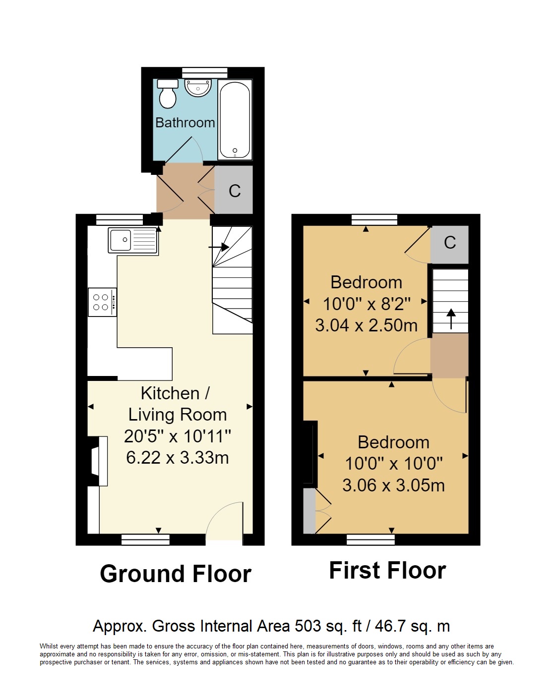 2 Bedrooms Semi-detached house for sale in Great Brooms Road, Tunbridge Wells TN4