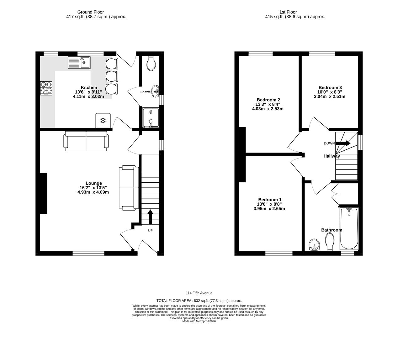 Fifth Avenue, York floorplan