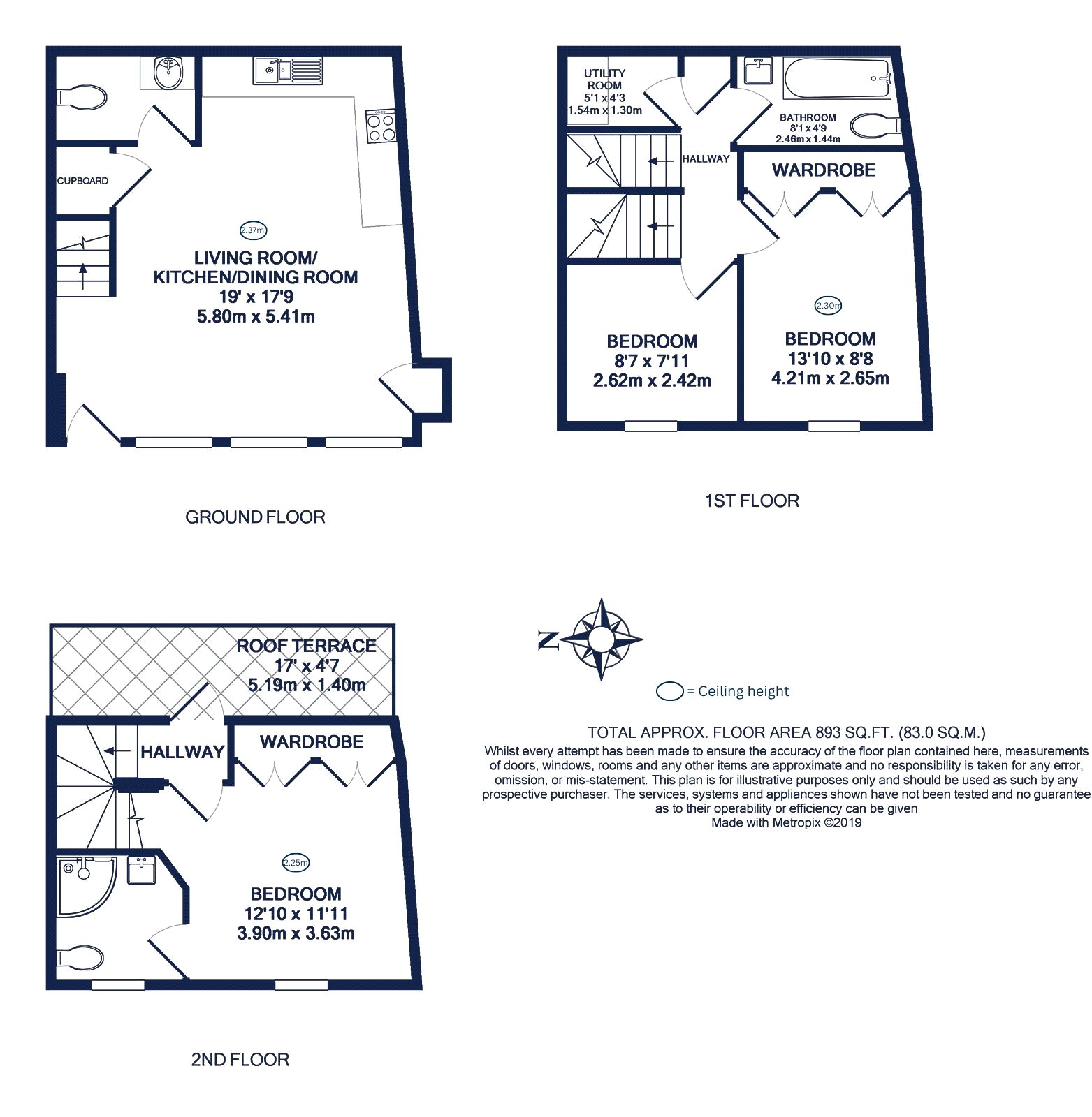 2, Weymouth Terrace, London floorplan