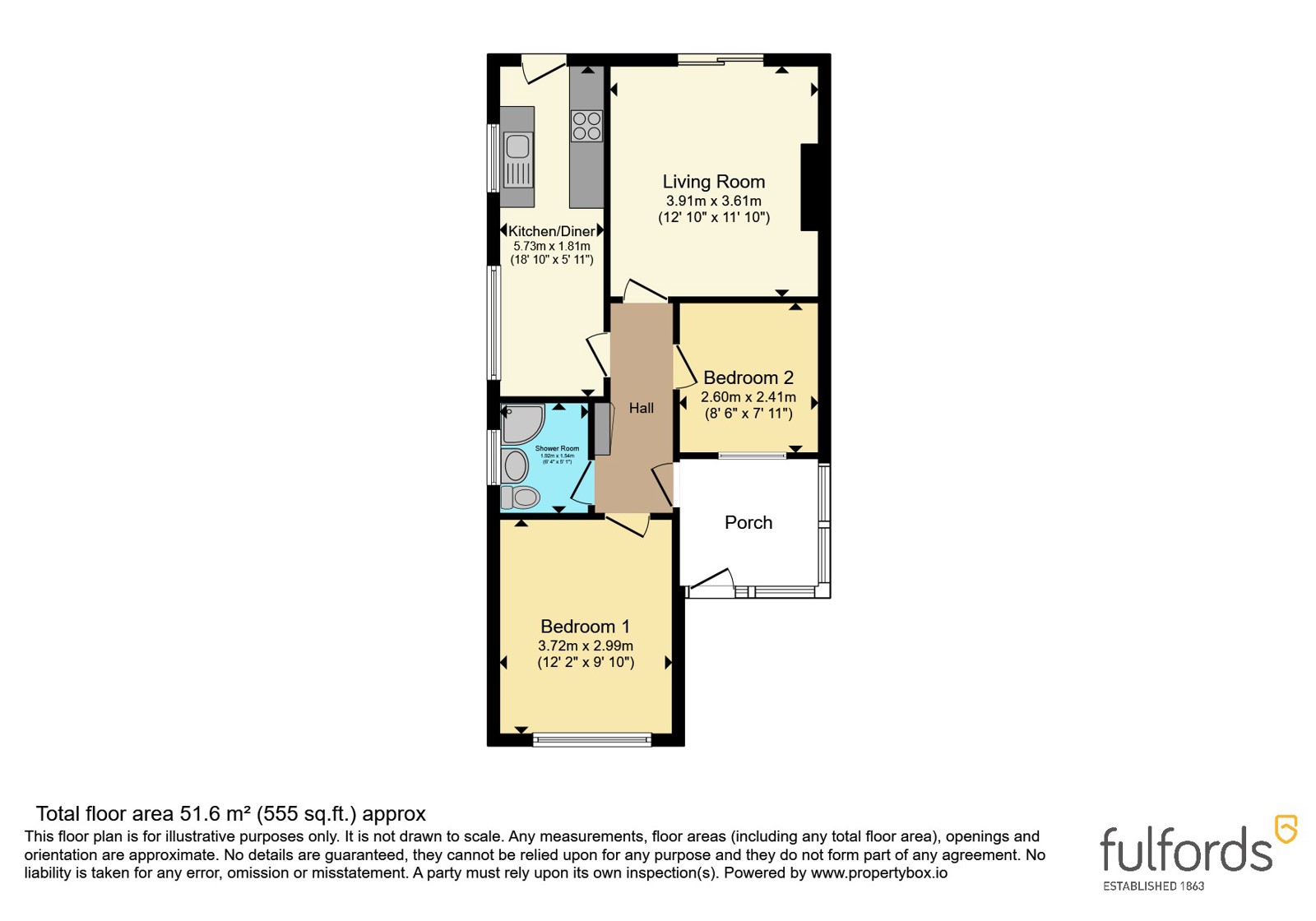 25, Vicarage Gardens, Plymouth floorplan