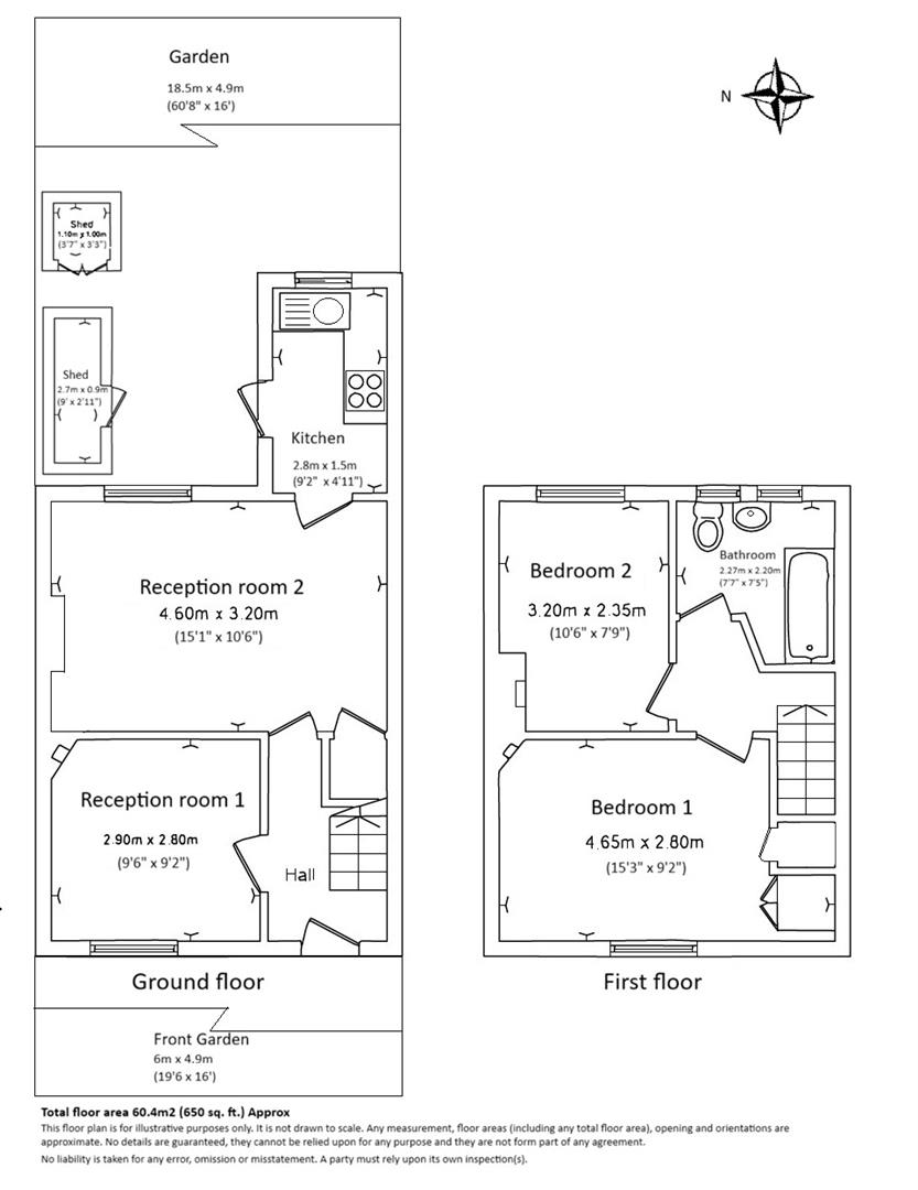 40, Lambourne Road, Barking floorplan