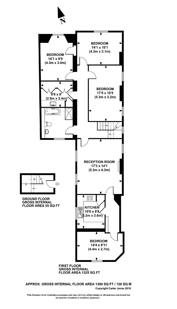 53A, Kew Green, Richmond floorplan