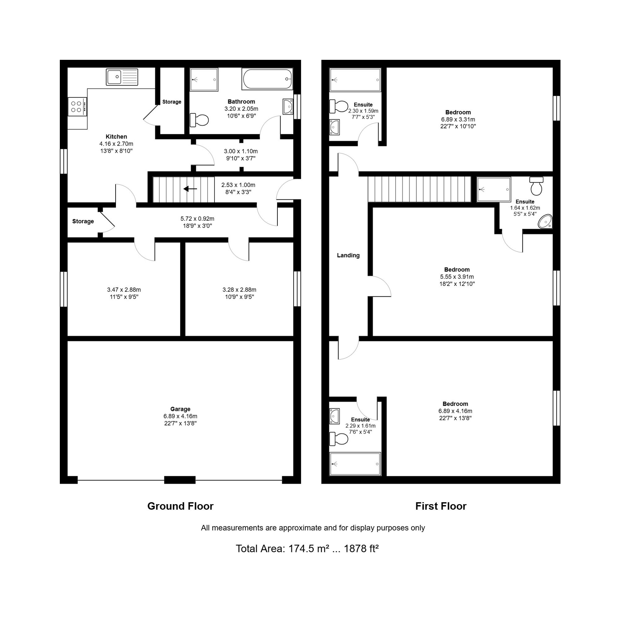 3 Stone Road, Stafford floorplan