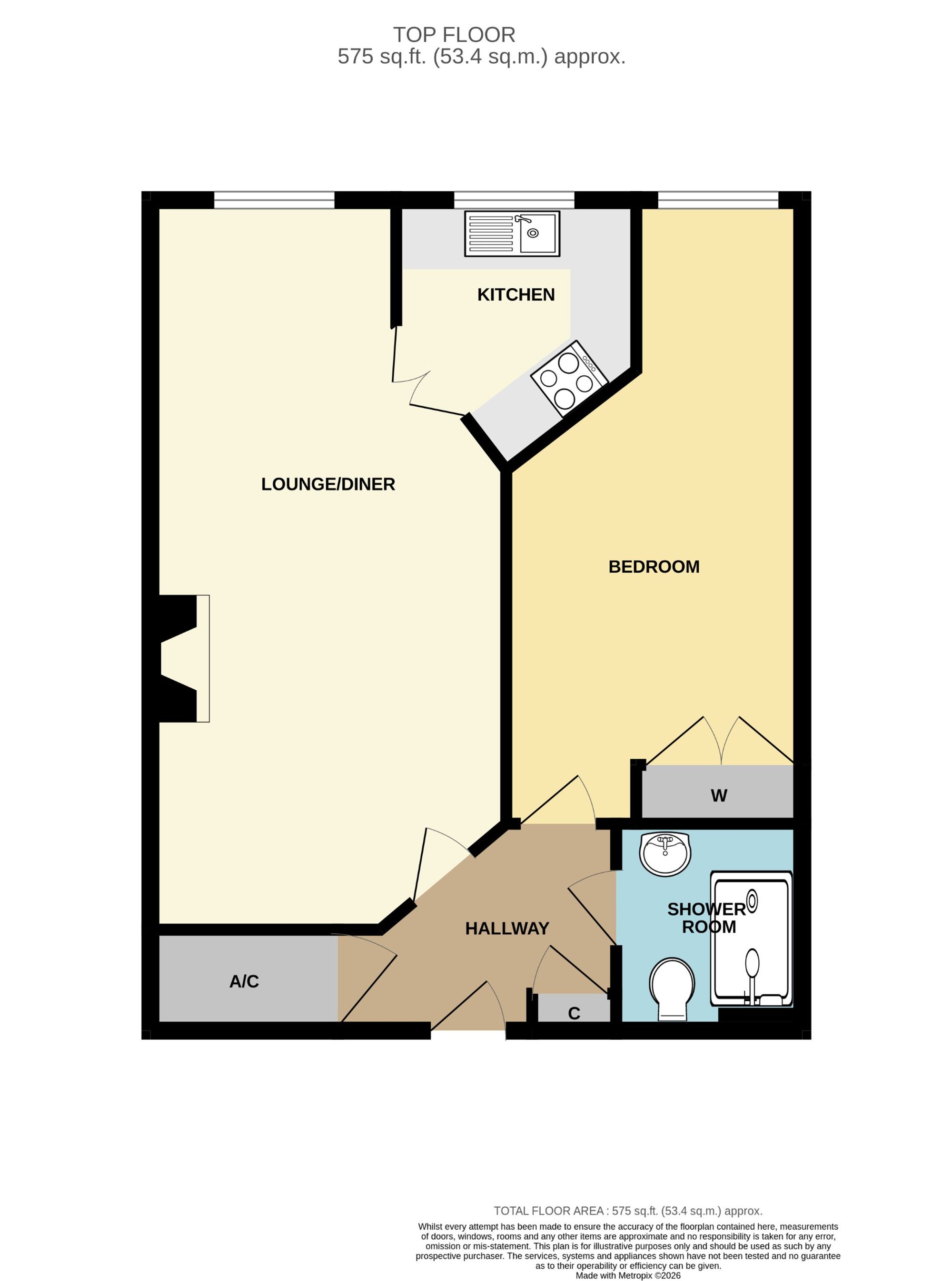 47 Marina Court 9-19 Mount Wise, Newquay floorplan