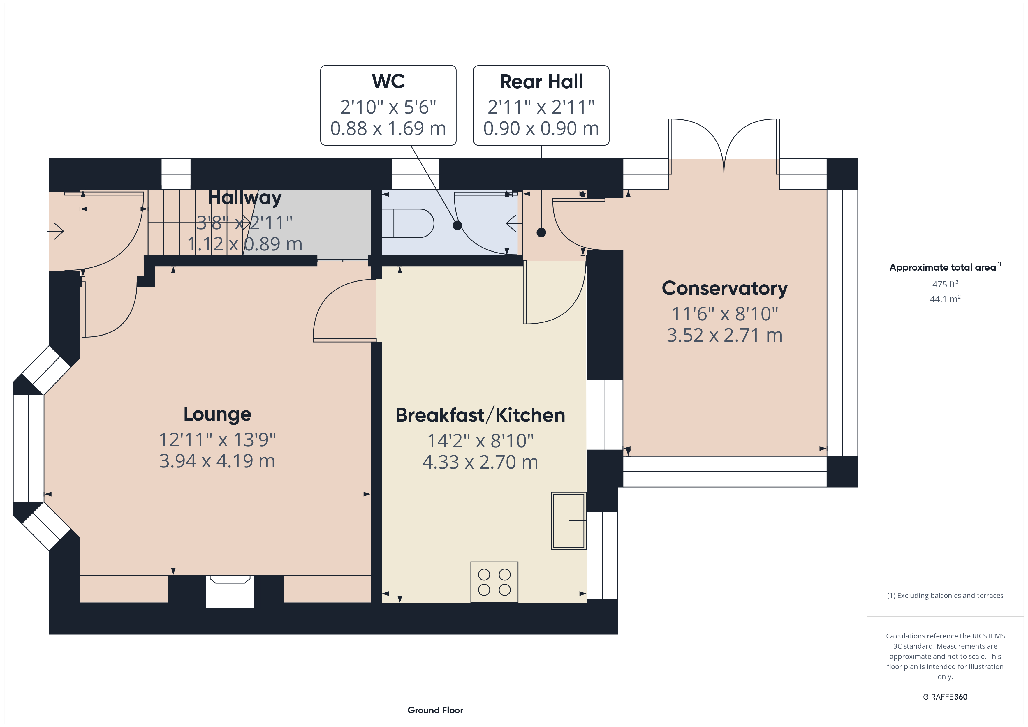 8, Mossfields, Soudley, Cheswardine, Market Drayton floorplan