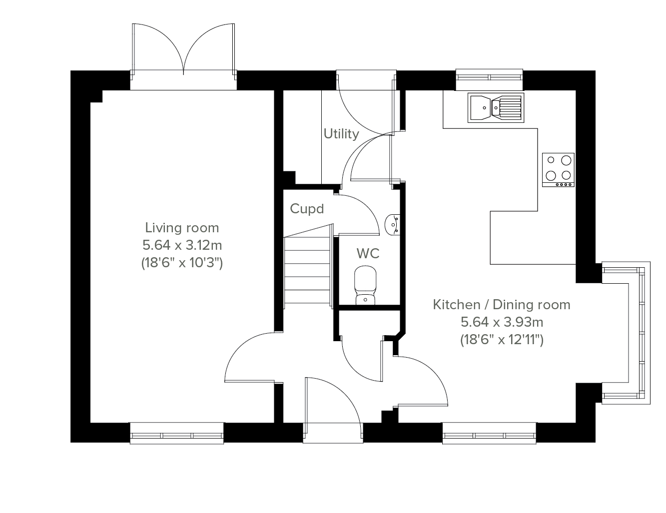 202, Broad Street Green Road, Heybridge floorplan