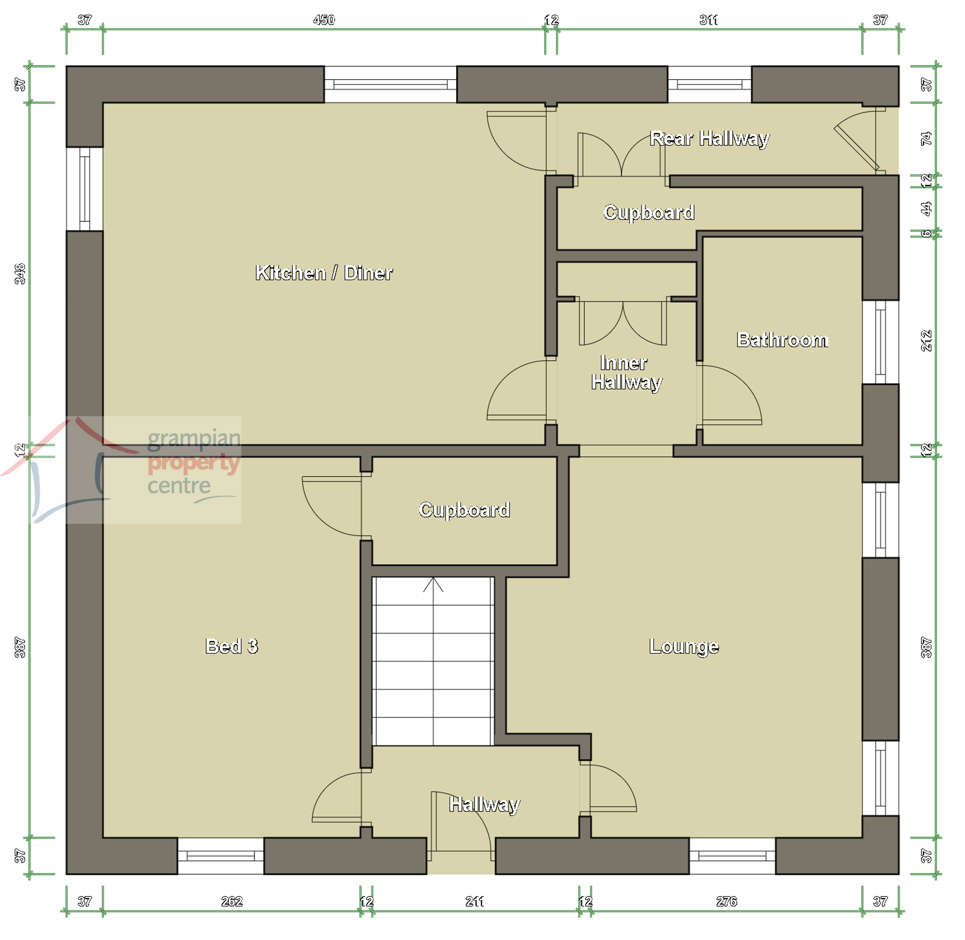 7 Cliff Terrace, Buckie floorplan