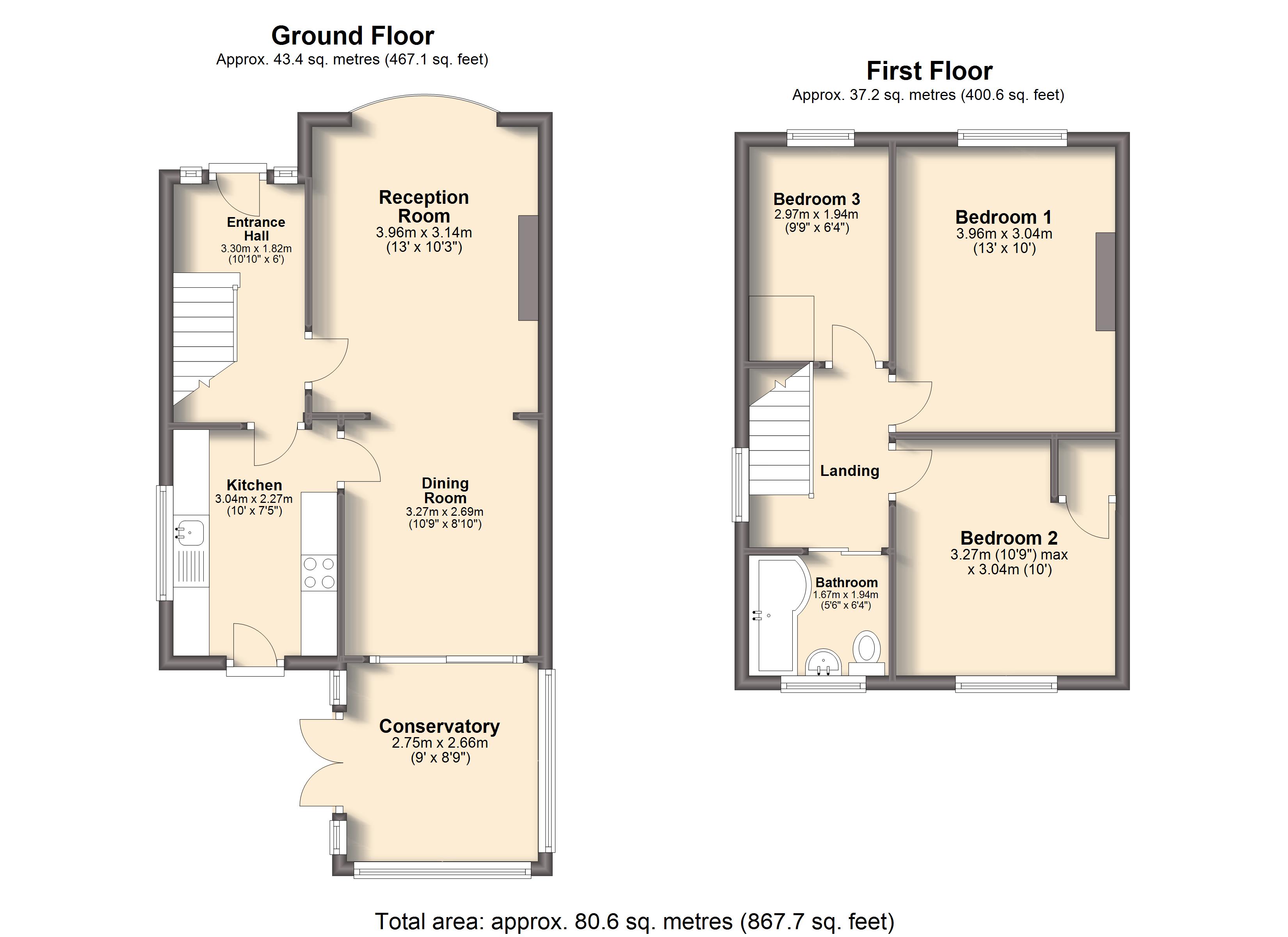 3 Bedrooms Semi-detached house for sale in Woodview Close, Wingerworth, Chesterfield S42