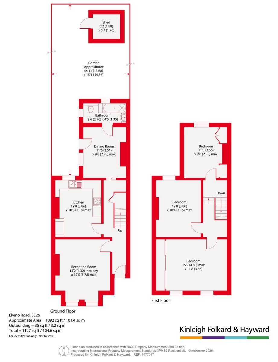10, Elvino Road, London floorplan