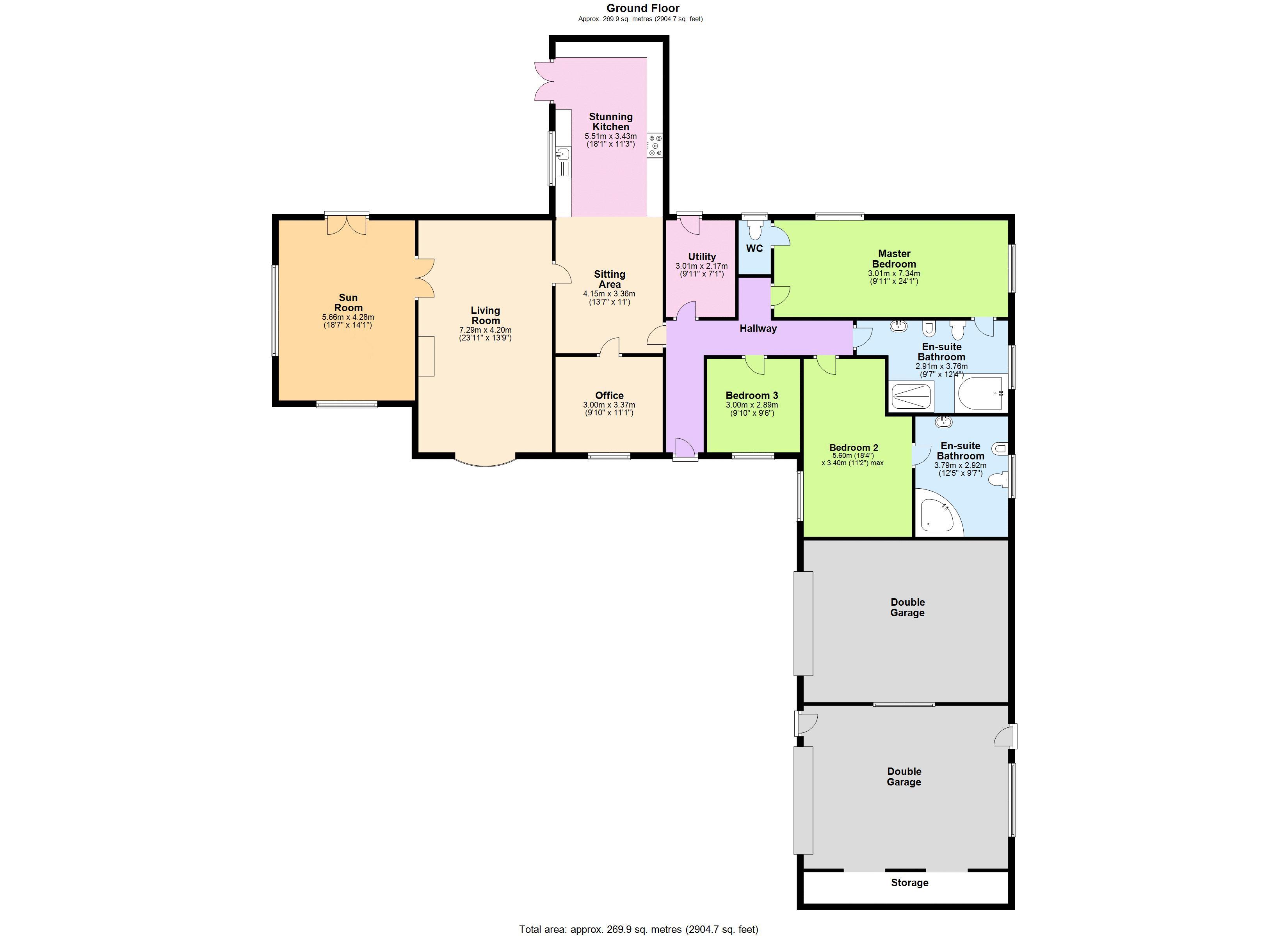 3 Bedrooms Detached bungalow for sale in Brumby House Drive, Scunthorpe DN16