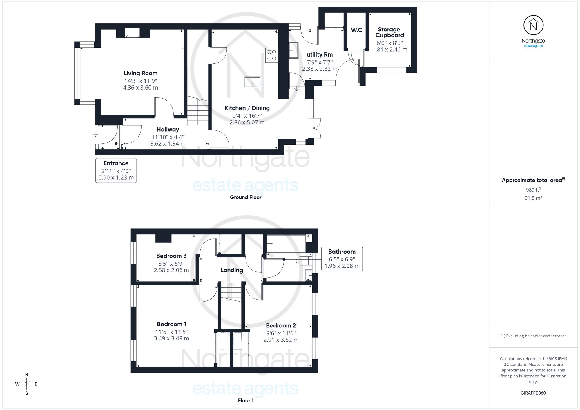 11 St. Andrews Close, Newton Aycliffe floorplan
