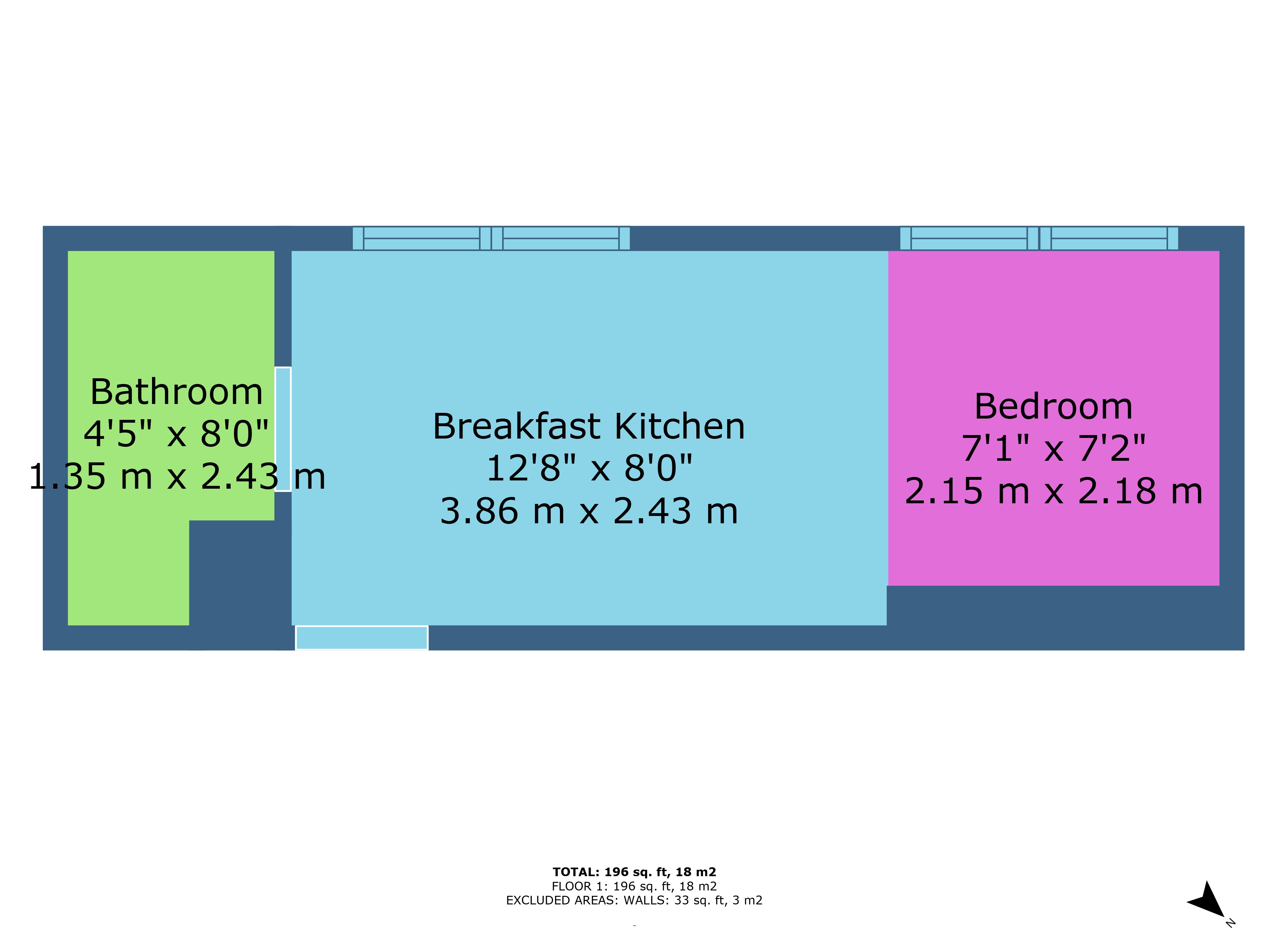 1/28, 21, St Andrews Street, Glasgow, Glasgow floorplan