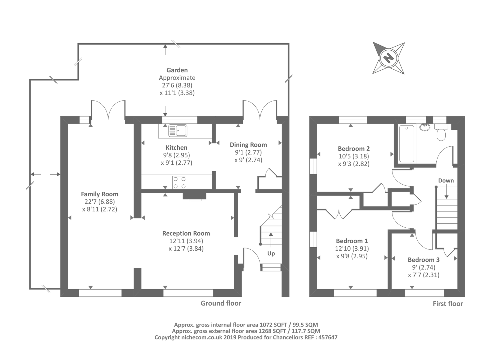 3 Bedrooms Semi-detached house for sale in Furze Platt Maidenhead, Berkshire SL6