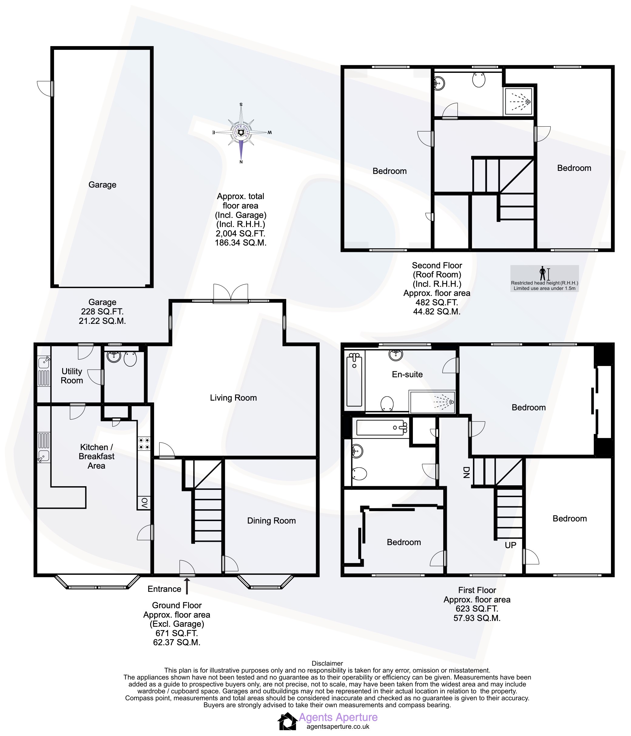 5, Claremont Crescent, Essex floorplan