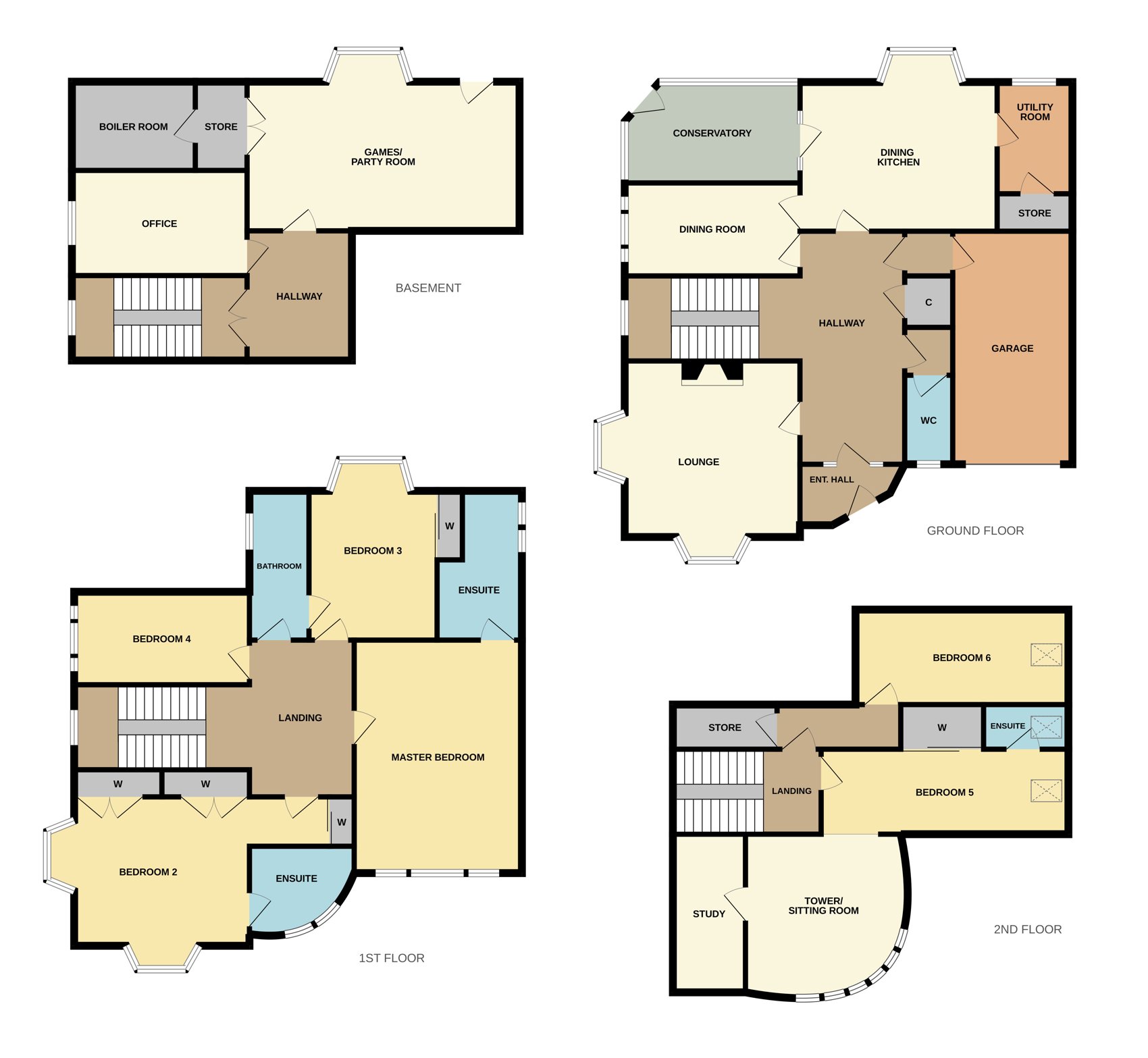 Cruachan, 21 Forest Road, Aberdeen floorplan