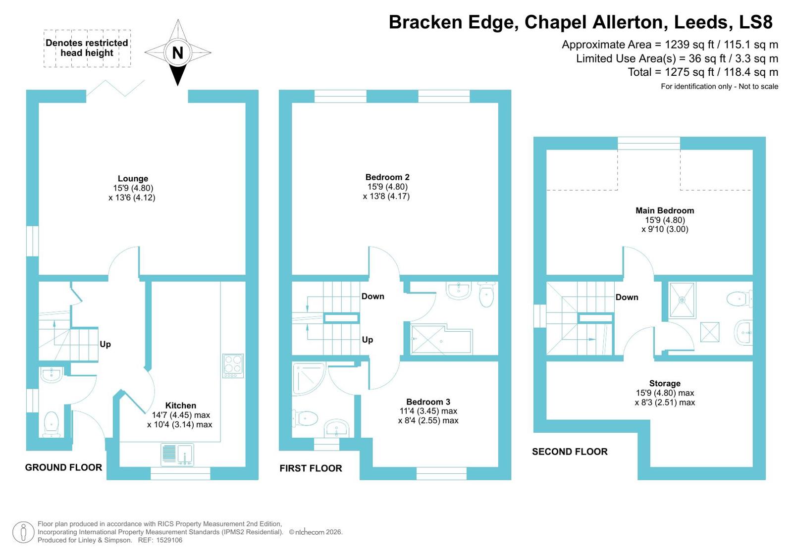 Bracken Edge, Leeds floorplan