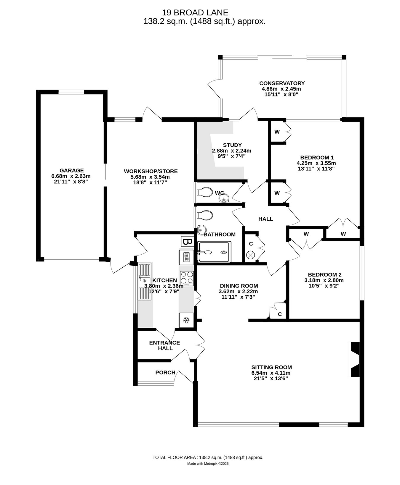 19, Broad Lane, Lymington floorplan