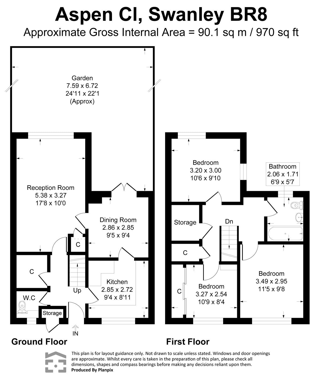 14, Aspen Close, Kent floorplan