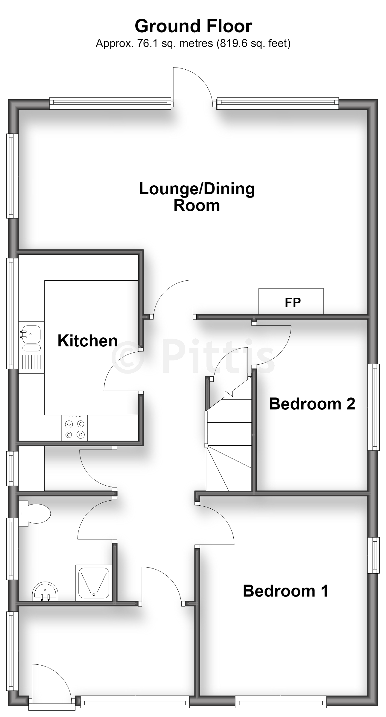 1, Roseway Lake, Sandown floorplan